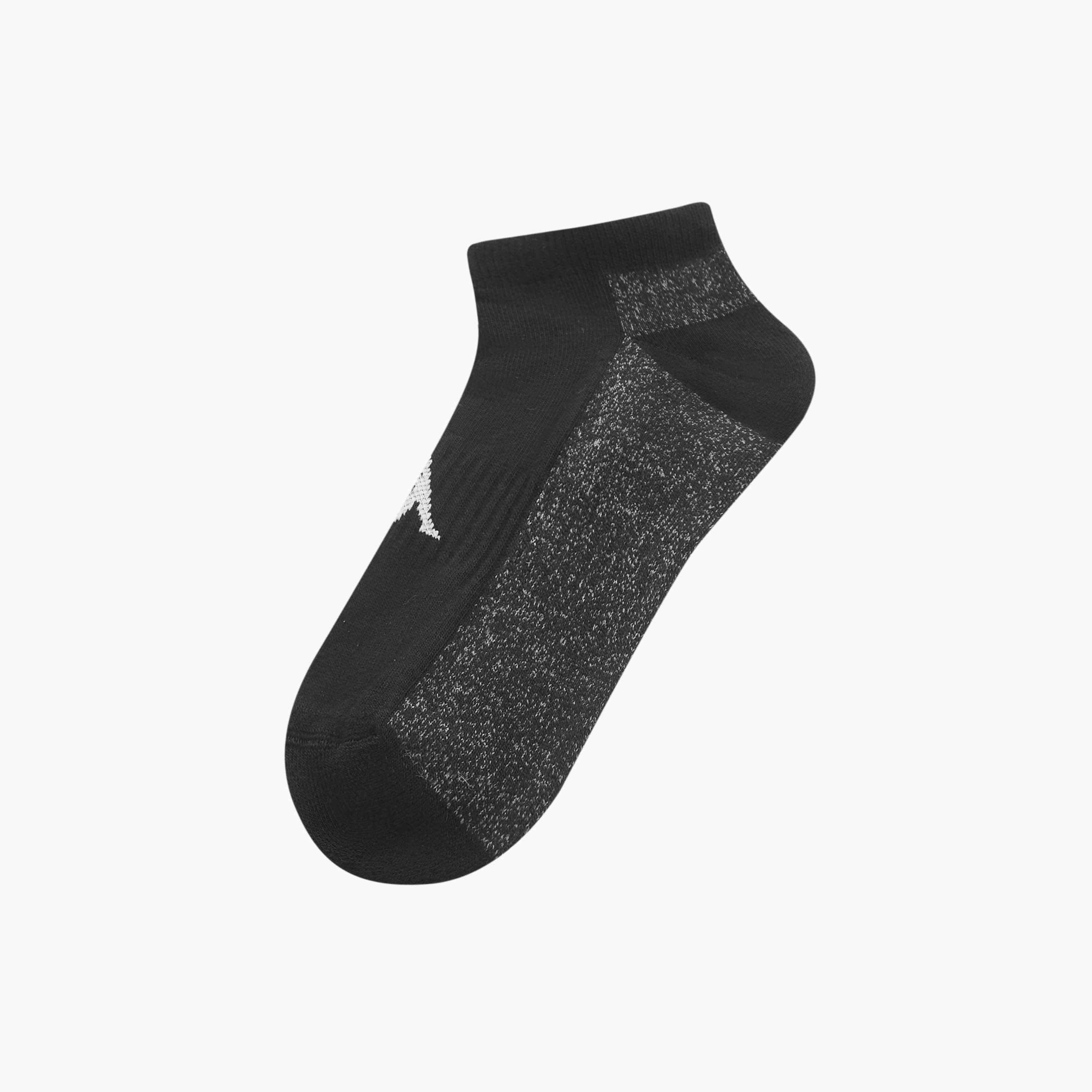 Set of 3 - Kappa Logo Print Half Terry Ankle Length Socks with Antibacterial Protection-men-socks-image-2