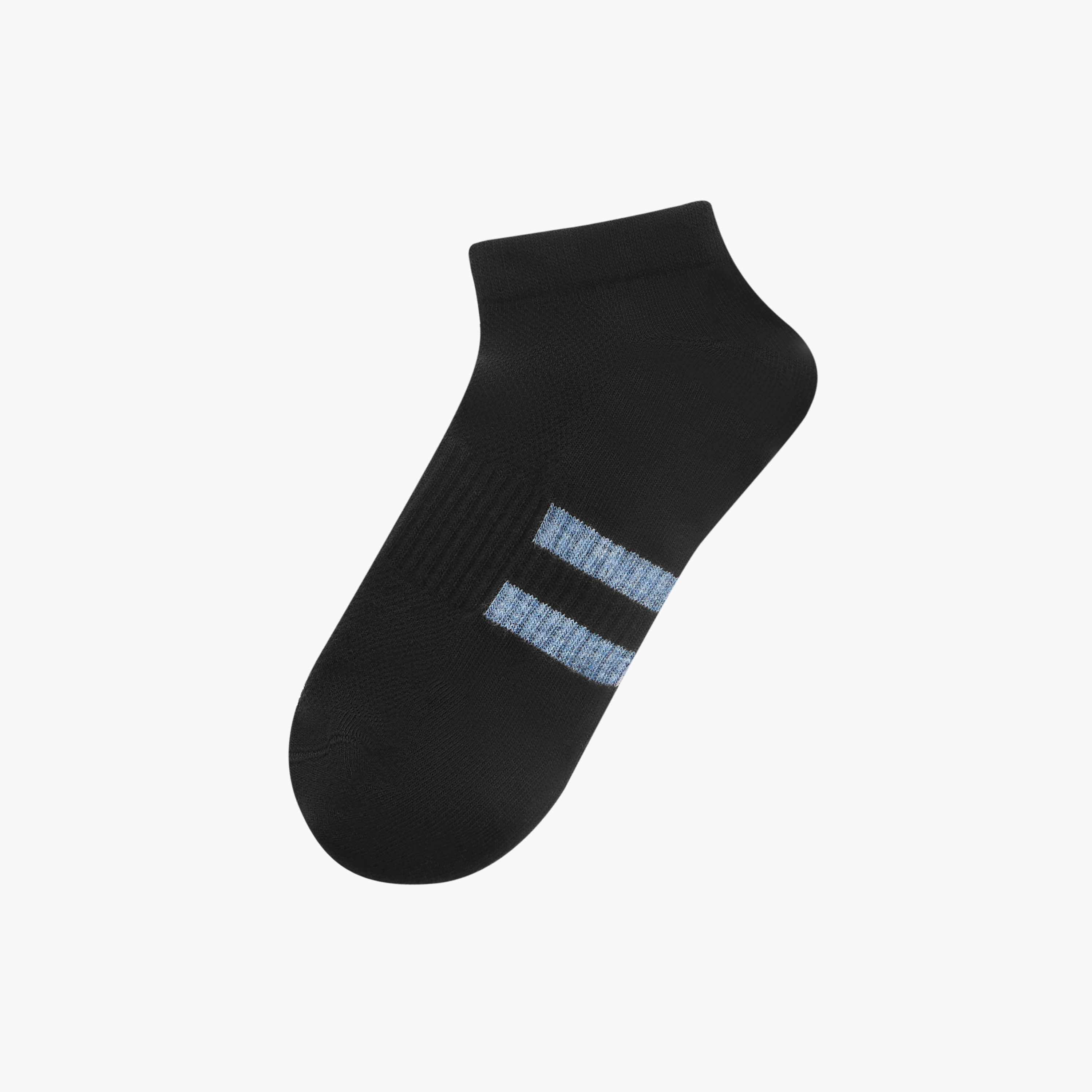 Set of 3 - Stripe Detail Ankle Length Socks with Antibacterial Protection-men-socks-image-2