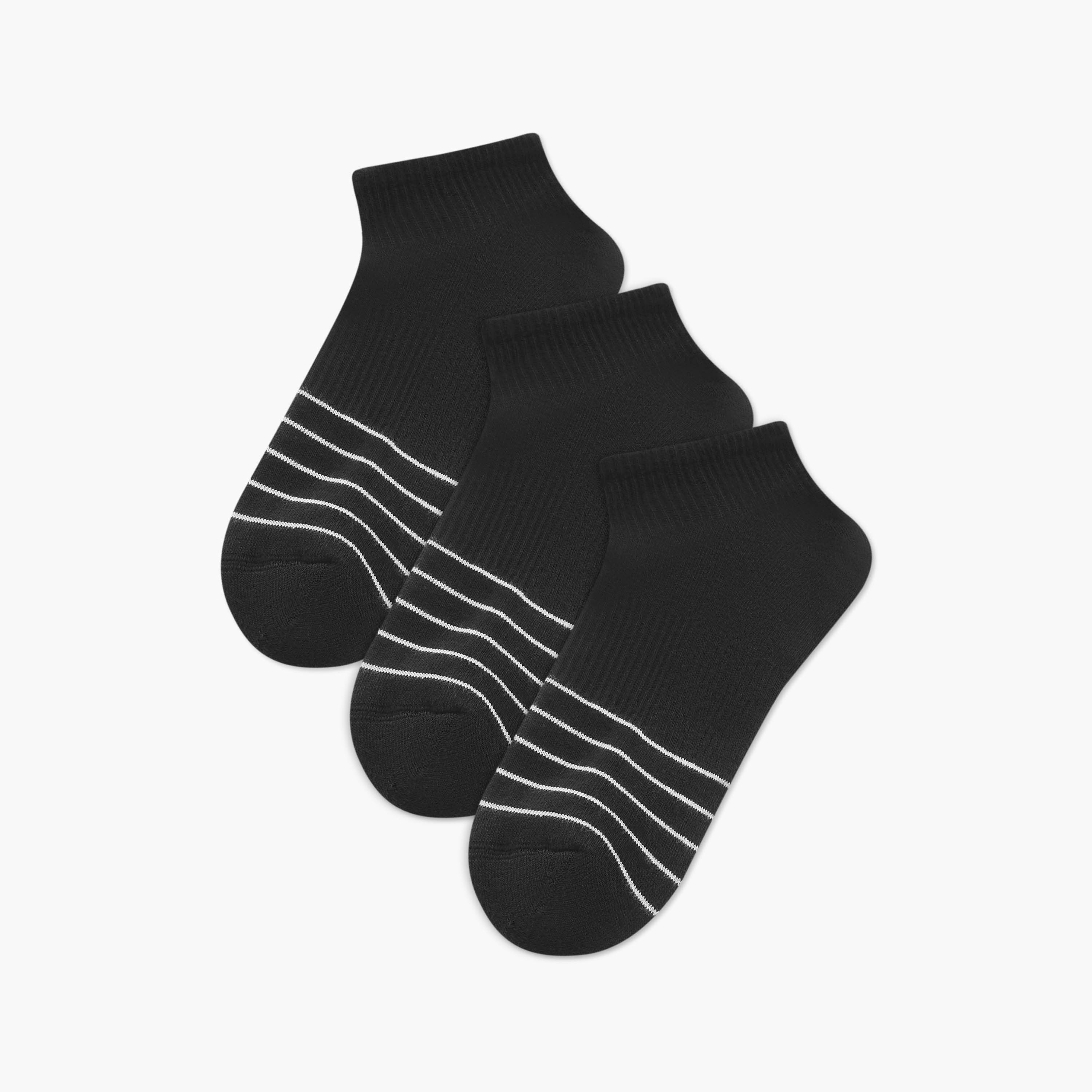 جوارب بارزة الملمس طول الكاحل - طقم من 3-men-socks-image-1