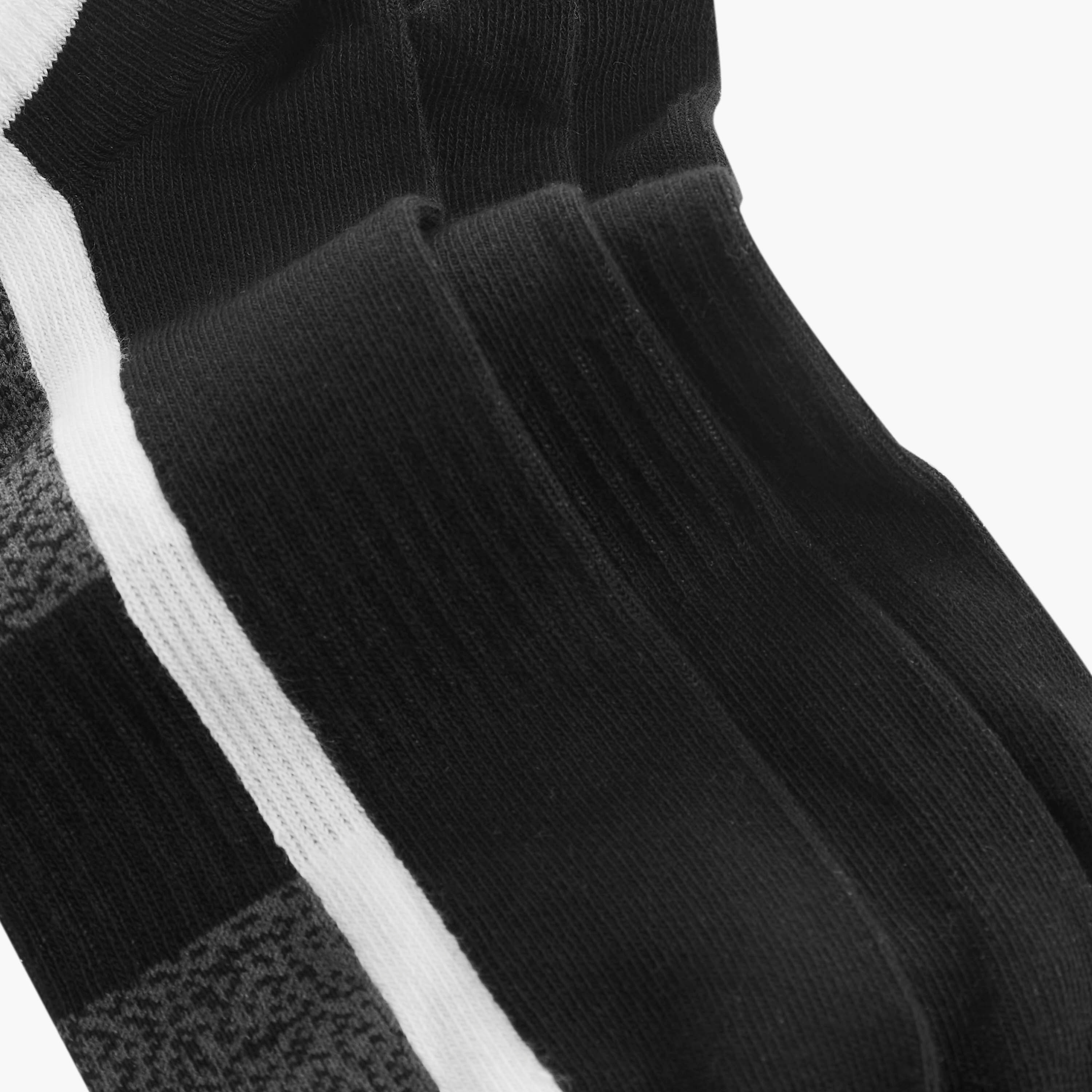 Set of 3 - Stripe Detail Ankle Length Socks with Antibacterial Protection-men-socks-image-4