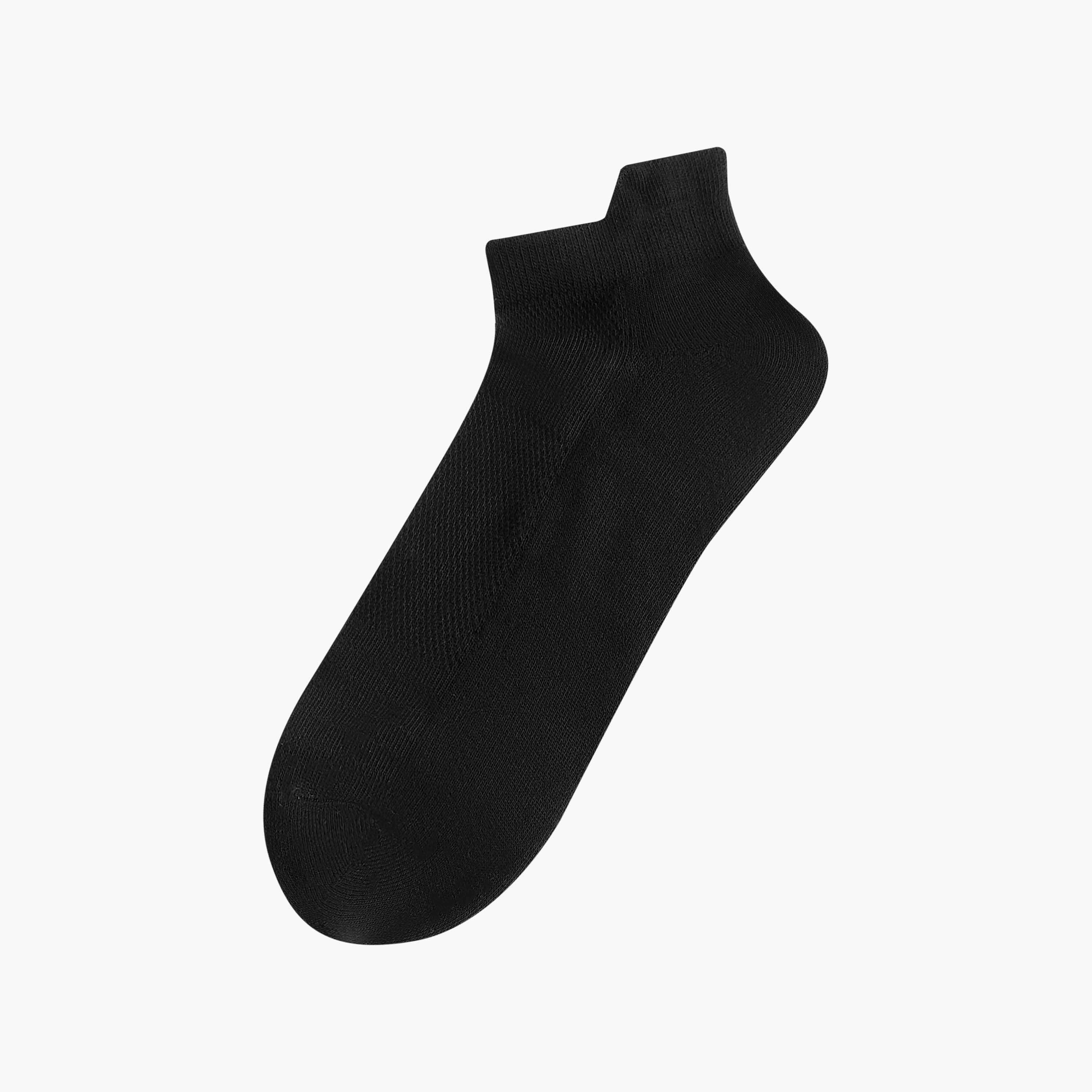 جوارب بارزة الملمس بطول الكاحل وحماية من البكتيريا - طقم من 5 أزواج-men-socks-image-2