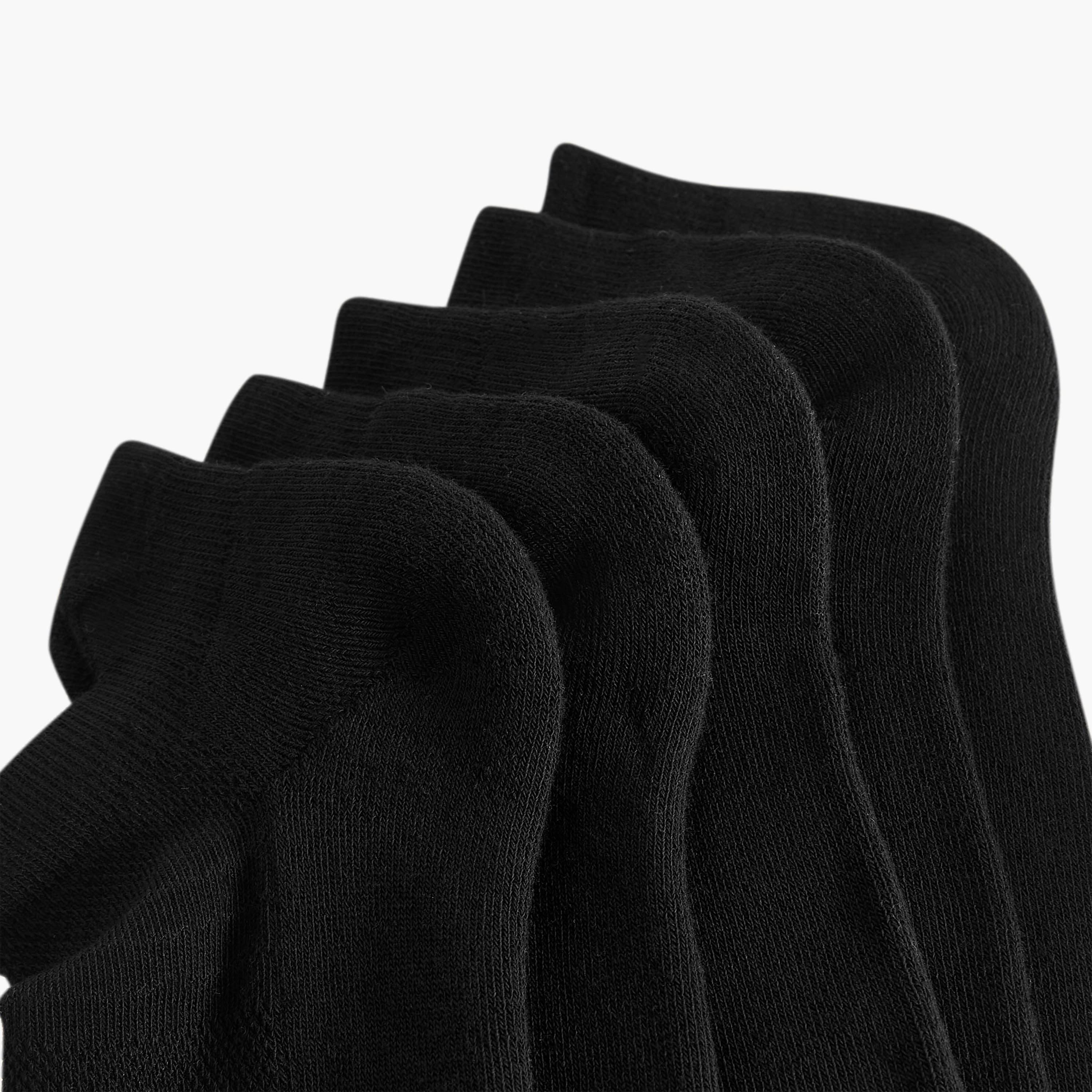 جوارب بارزة الملمس بطول الكاحل وحماية من البكتيريا - طقم من 5 أزواج-men-socks-image-4