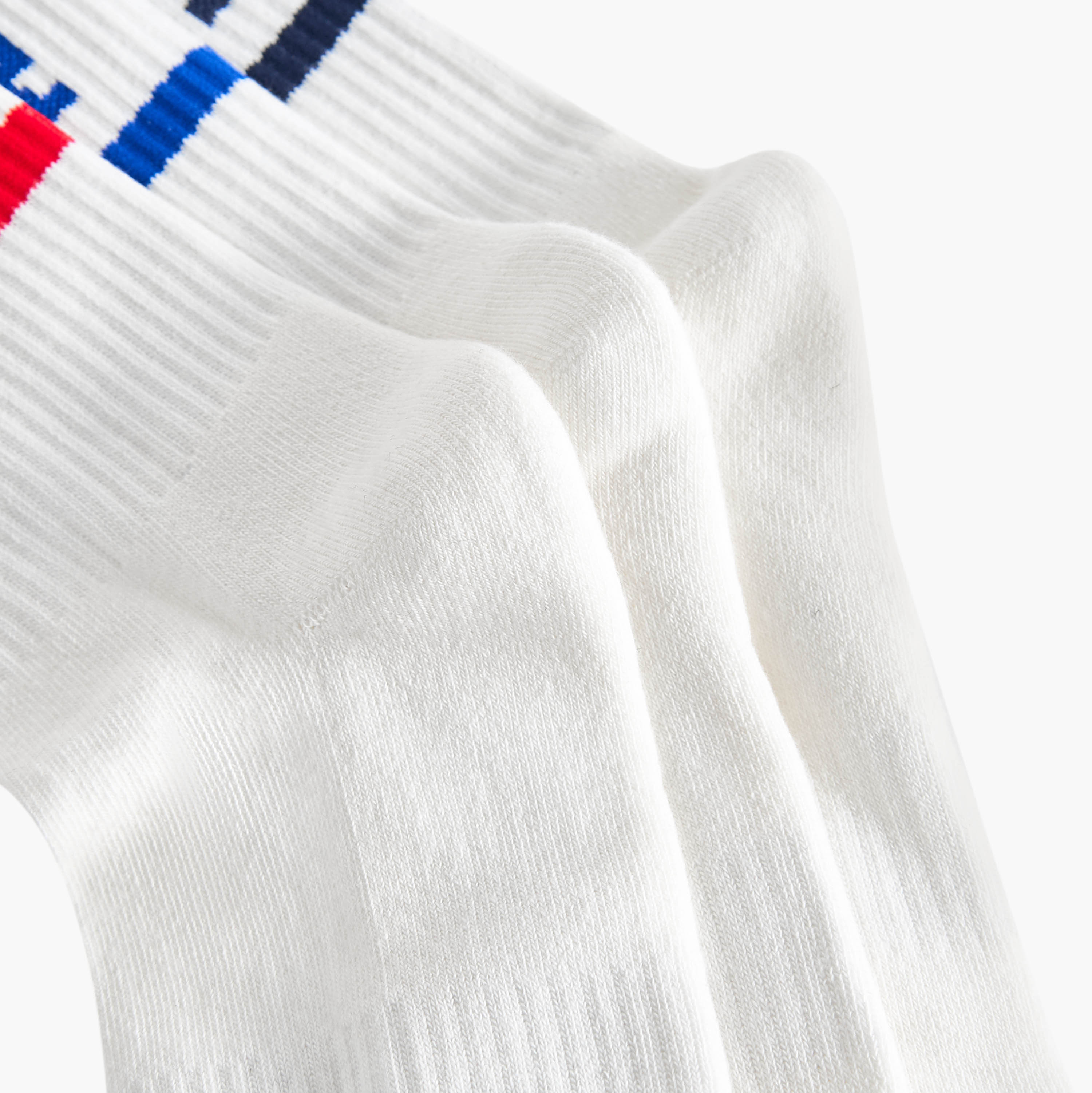 طقم جوارب 3 أزواج نصف تيري بطول الكاحل للرجال-men-socks-image-4