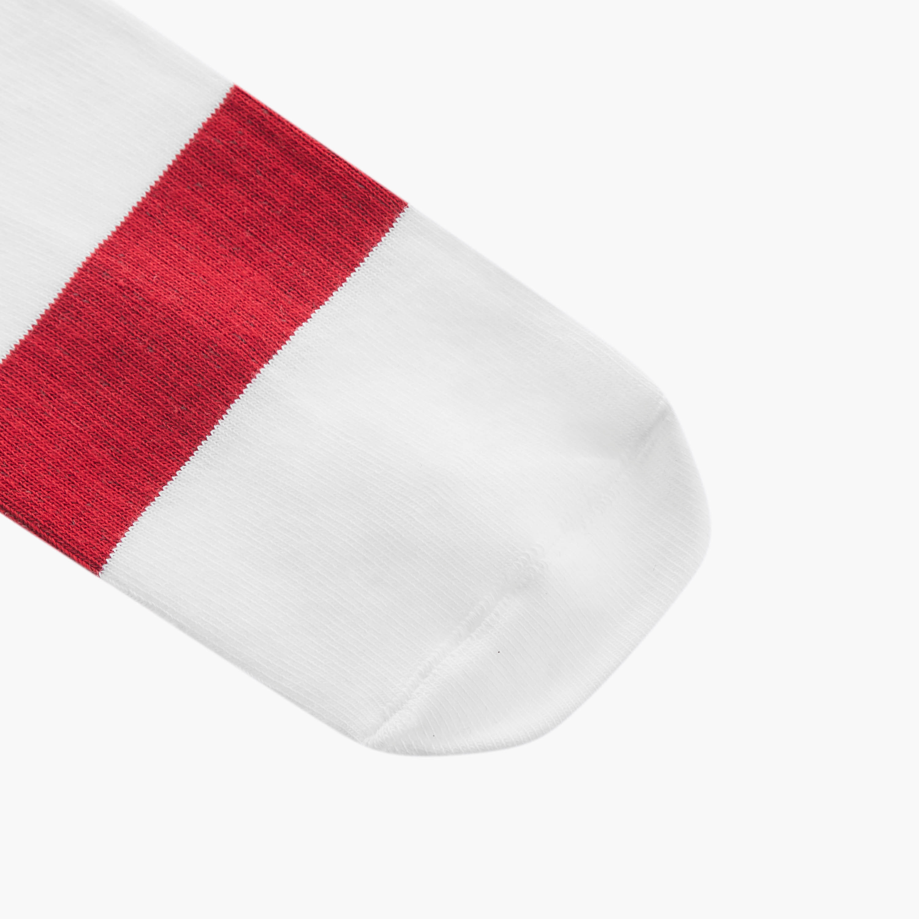 Set of 3 - Stripe Detail Ankle Length Socks with Antibacterial Protection-men-socks-image-3