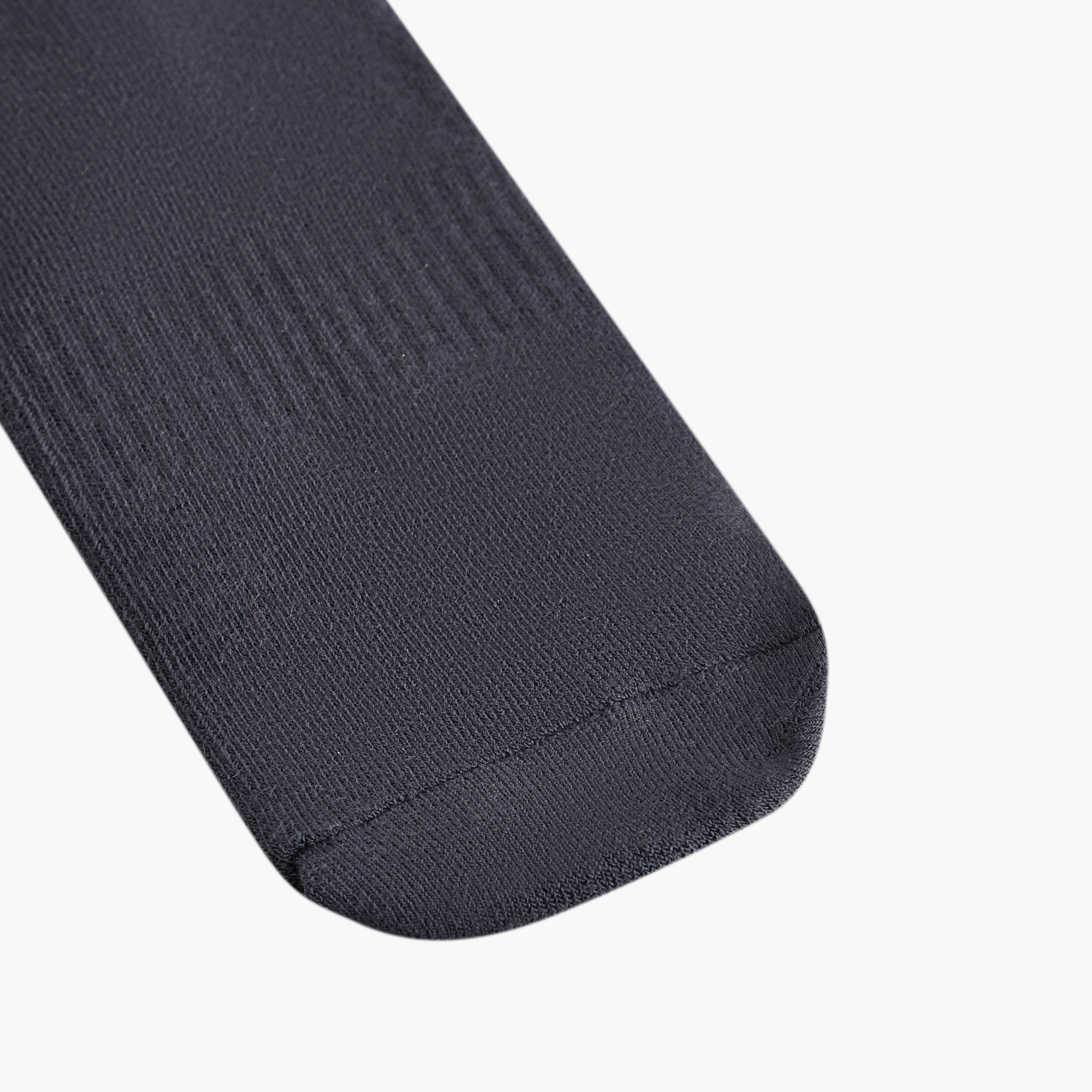 Pack of 3 - Textured Crew Length Socks with Antibacterial Protection-men-socks-image-5
