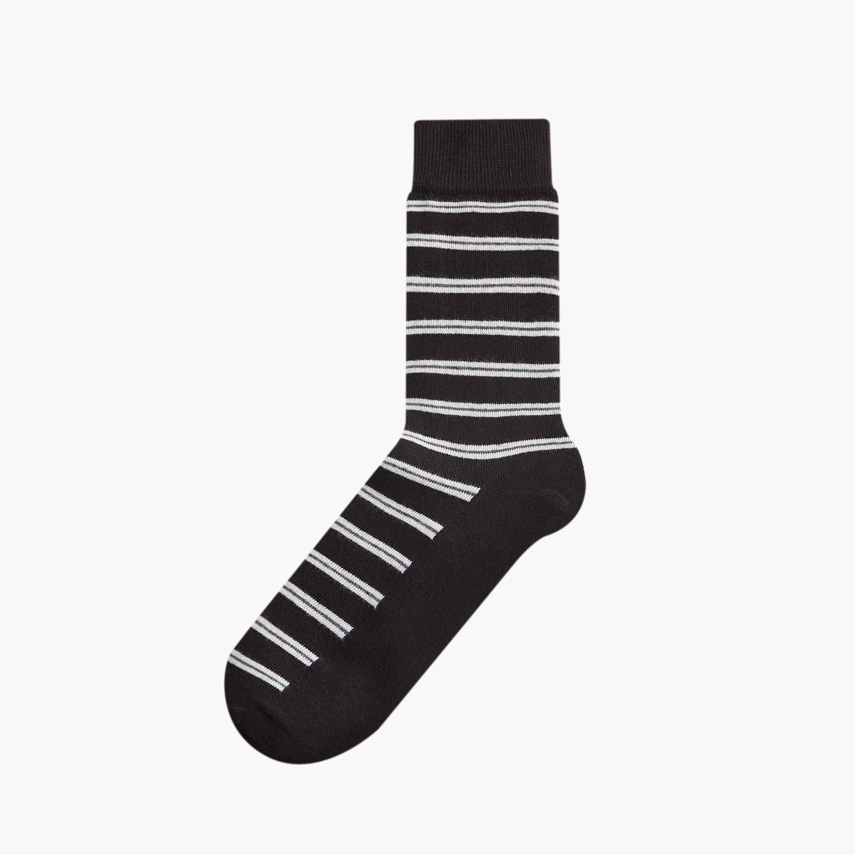 Set of 5 - Textured Crew Length Socks-men-socks-image-2
