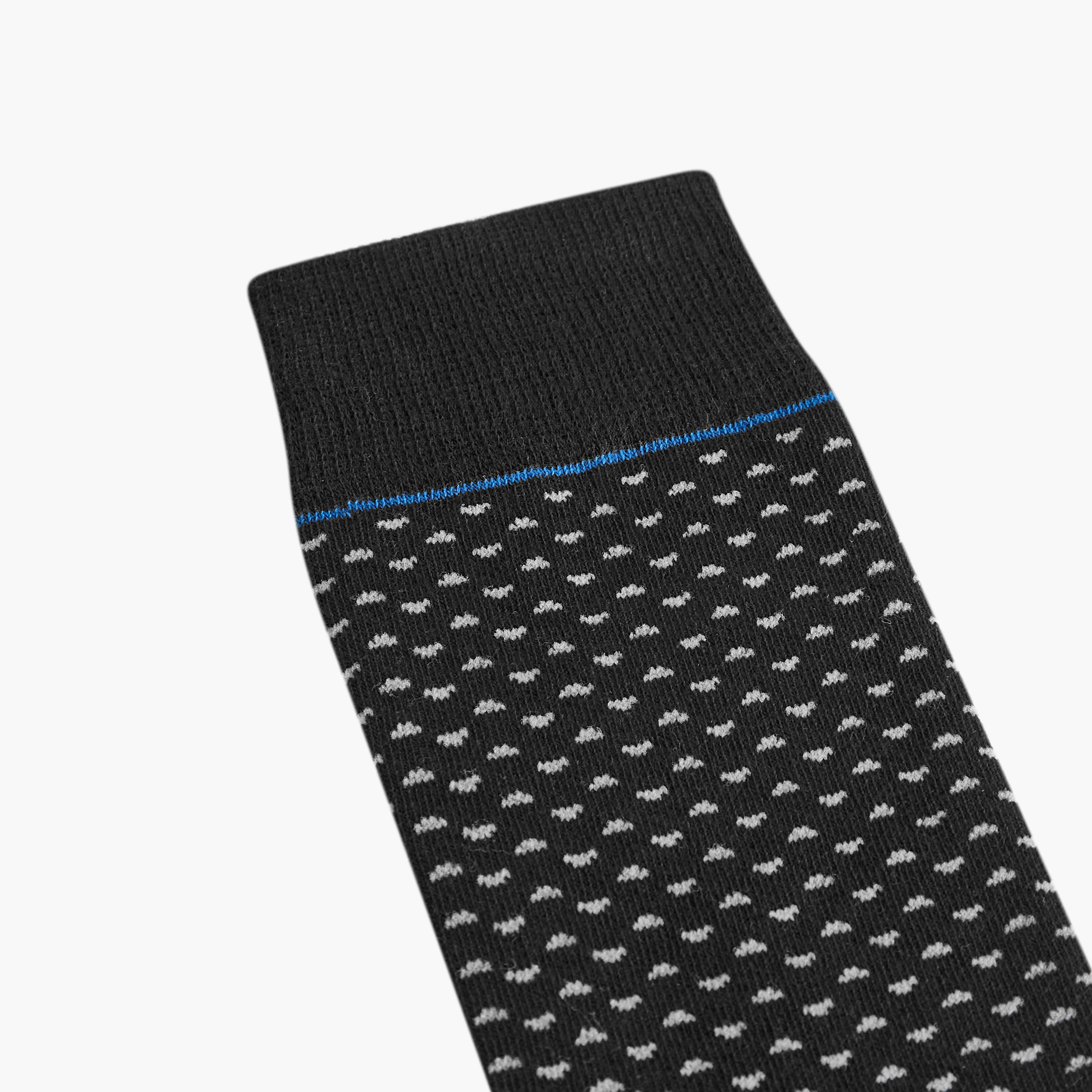 Set of 5 - Textured Crew Length Socks-men-socks-image-3