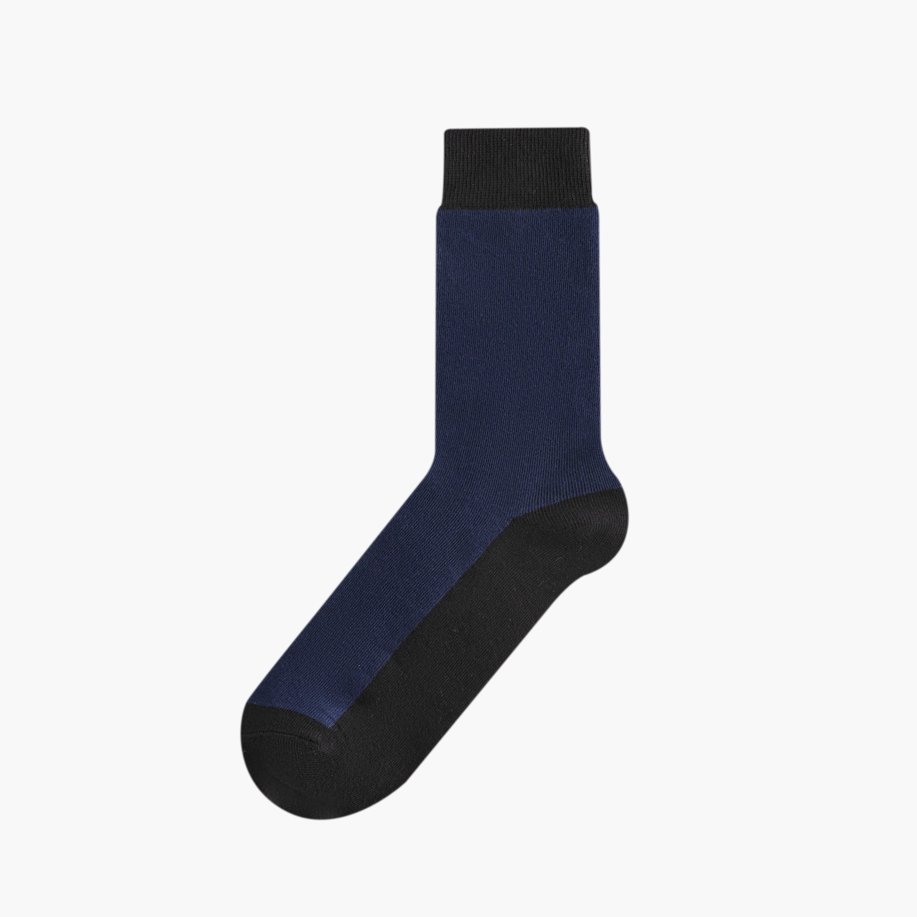 Set of 3 - Textured Crew Length Socks with Antibacterial Protection-men-socks-image-2