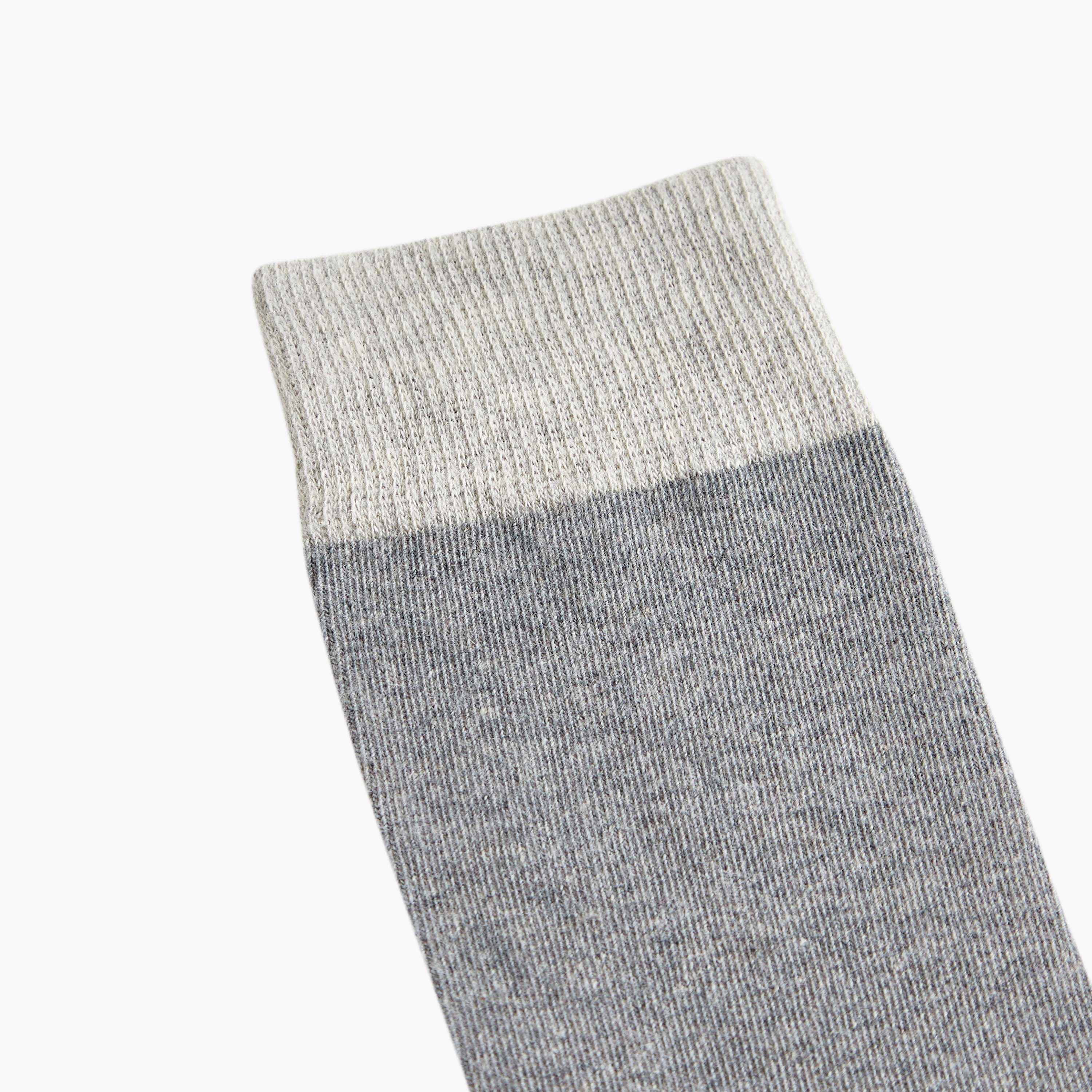 Set of 3 - Textured Crew Length Socks with Antibacterial Protection-men-socks-image-3