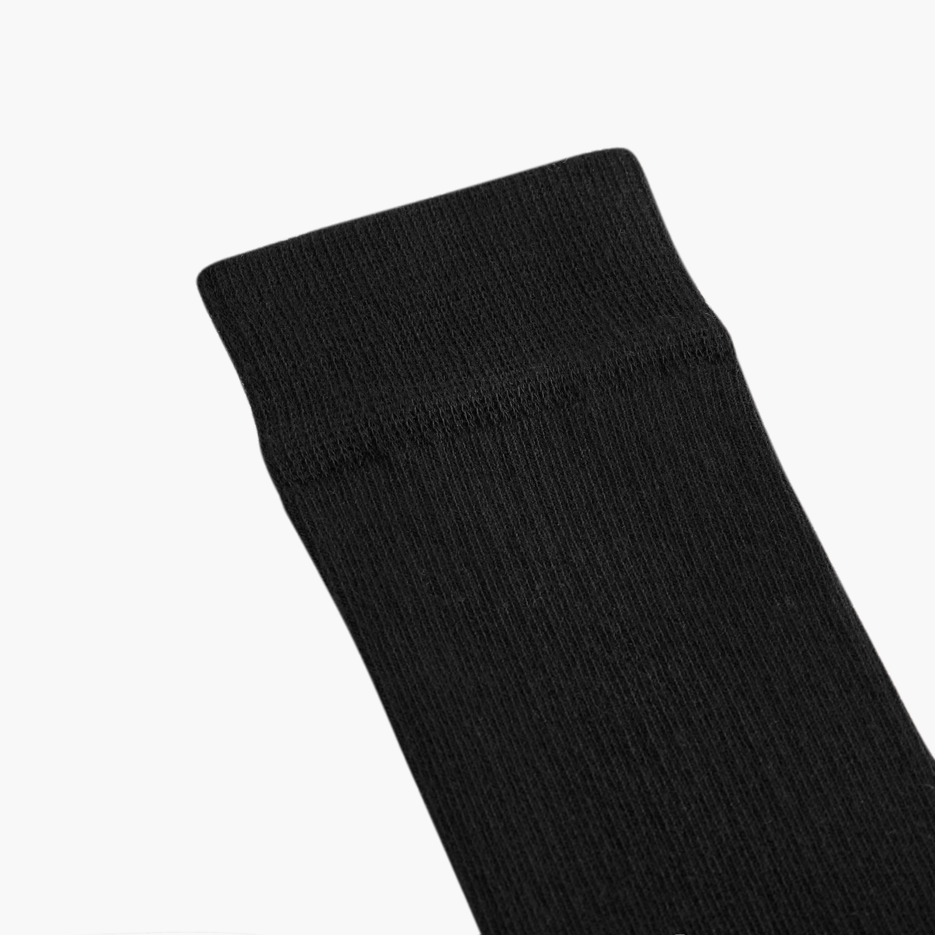 Set of 5 - Ribbed Crew Length Socks with Antibacterial Protection-men-socks-image-3