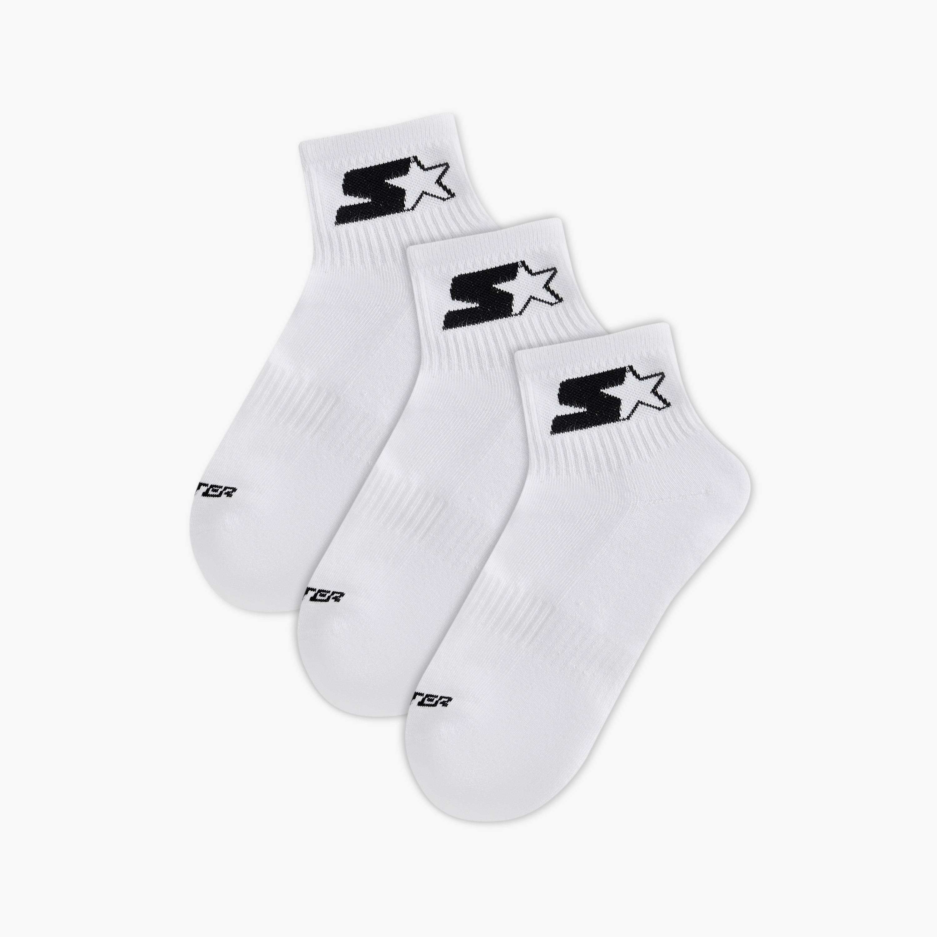 Set of 3 - Starter Textured Ankle Length Socks-men-socks-image-1