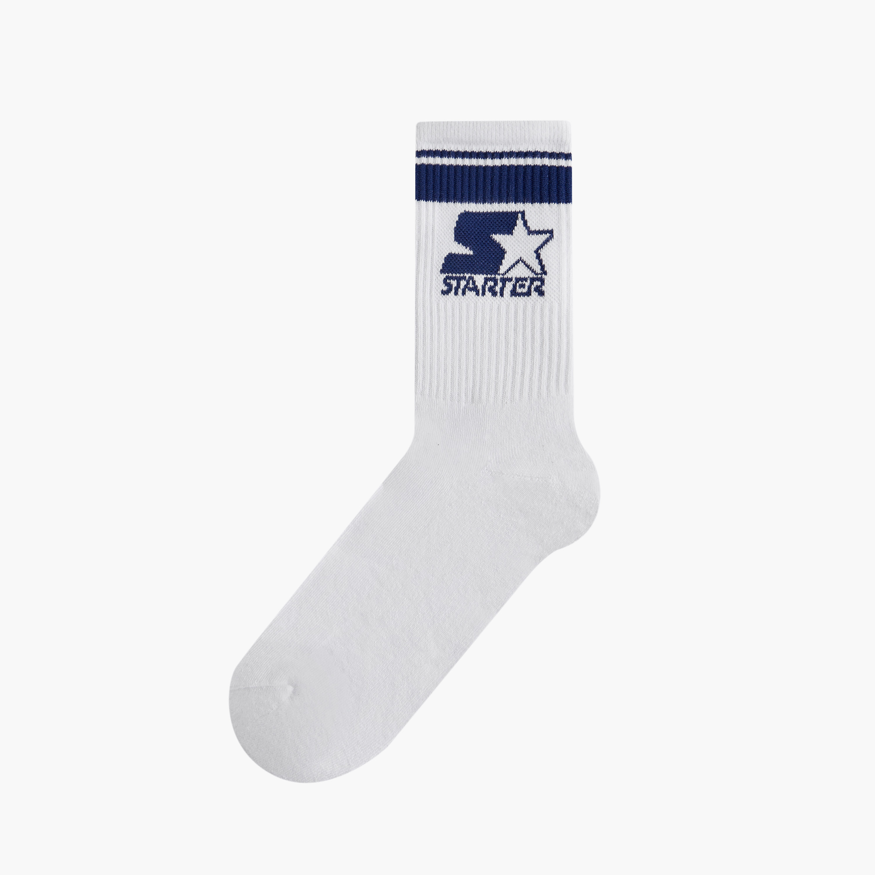 Set of 3 - Starter Ribbed Crew Length Socks with Antibacterial Protection-men-socks-image-2