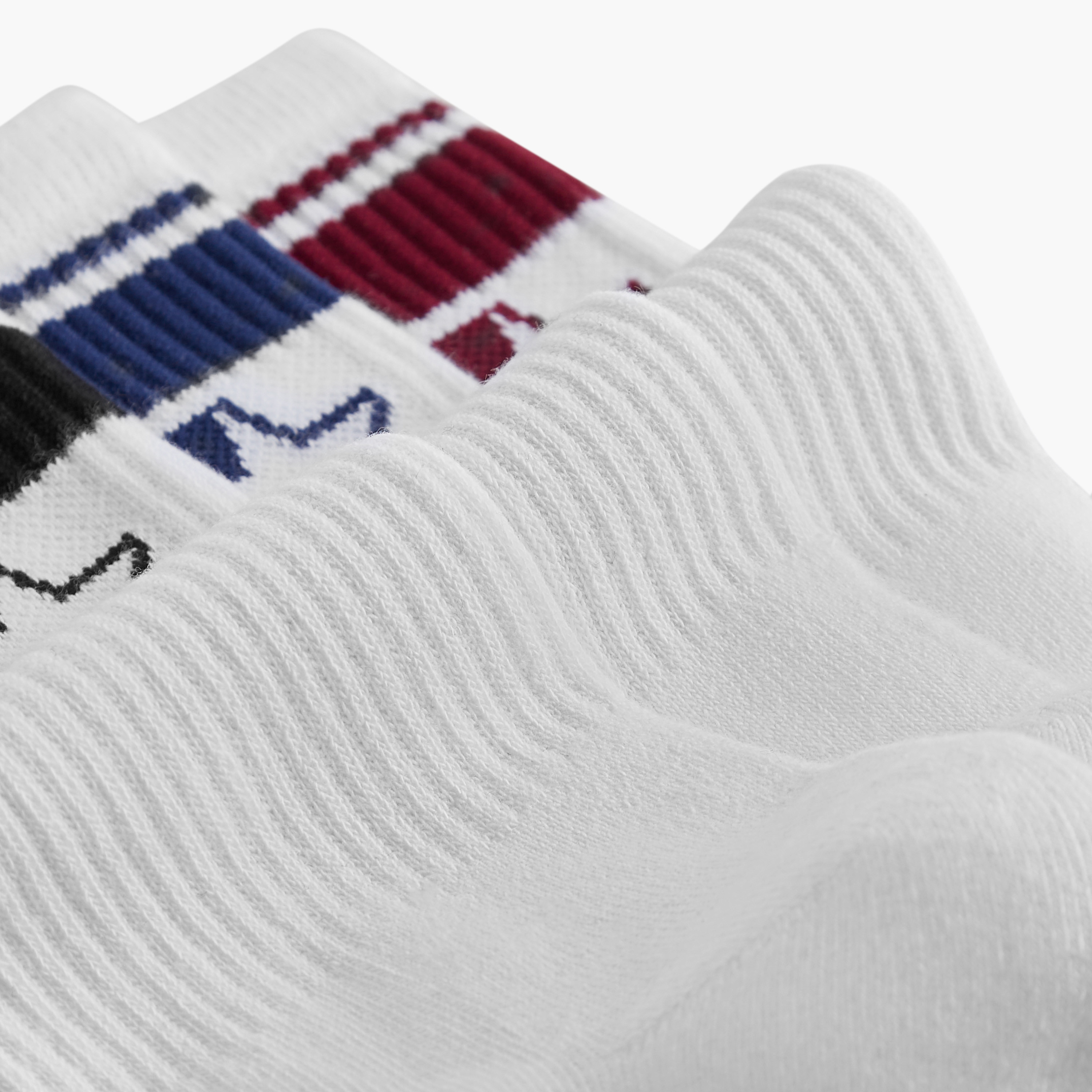 Set of 3 - Starter Ribbed Crew Length Socks with Antibacterial Protection-men-socks-image-4