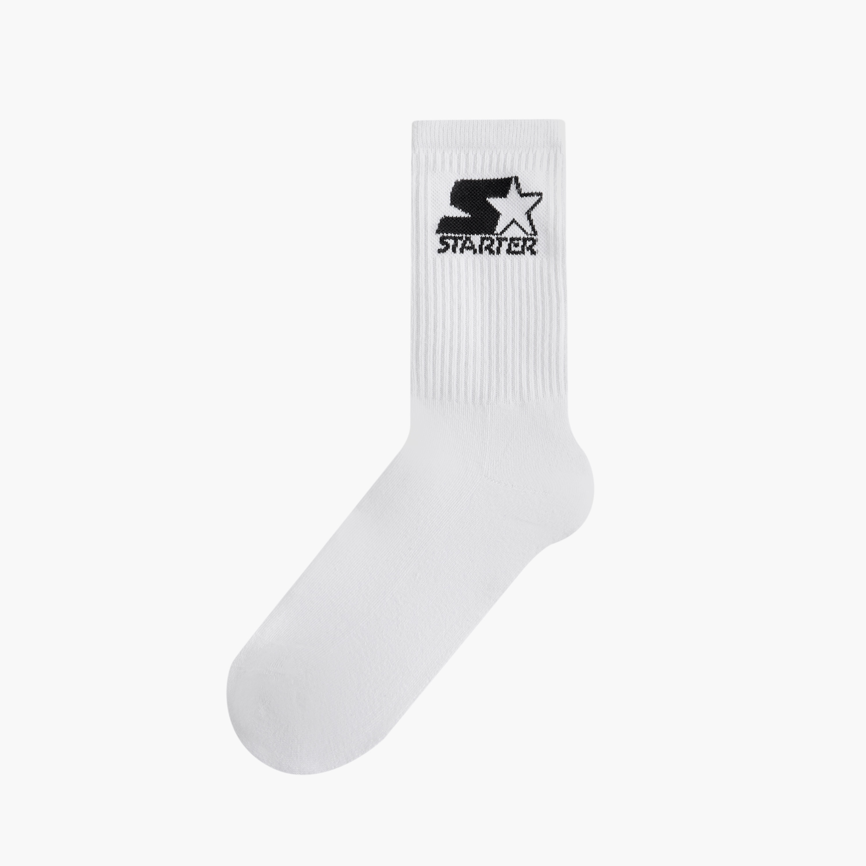 Set of 3 - Starter Ribbed Crew Length Socks with Antibacterial Protection-men-socks-image-2