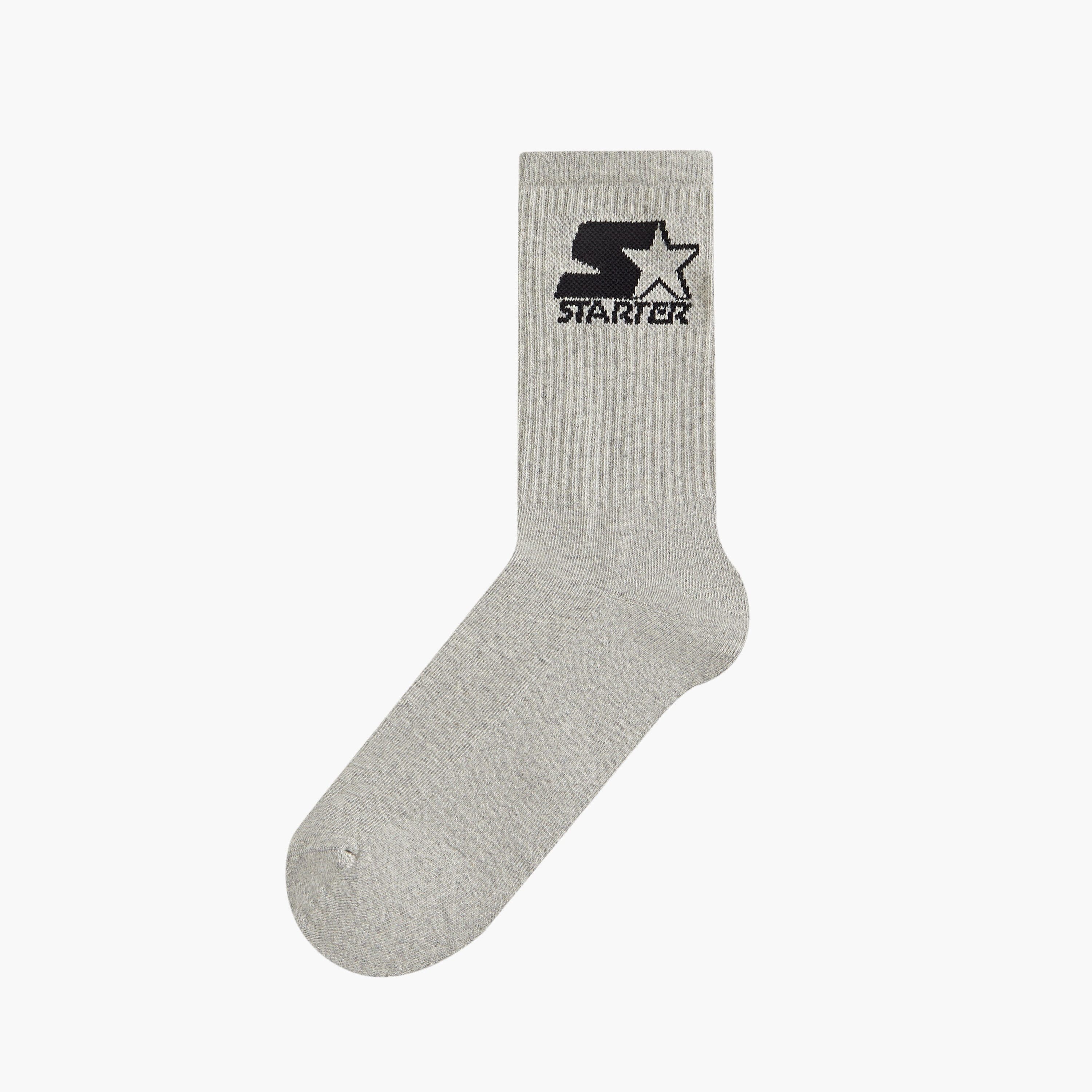 Set of 3 - Starter Ribbed Crew Length Socks with Antibacterial Protection-men-socks-image-2