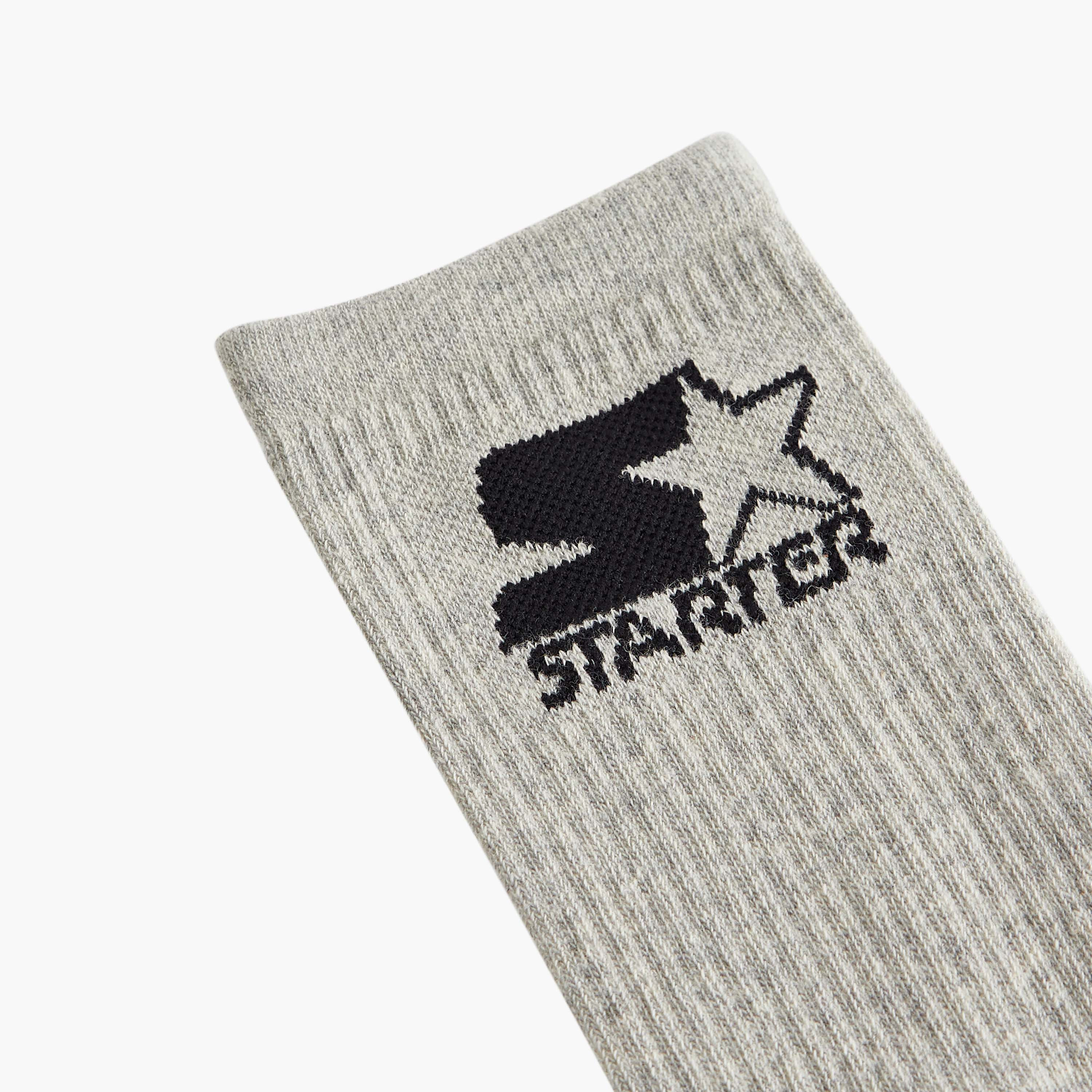 Set of 3 - Starter Ribbed Crew Length Socks with Antibacterial Protection-men-socks-image-3