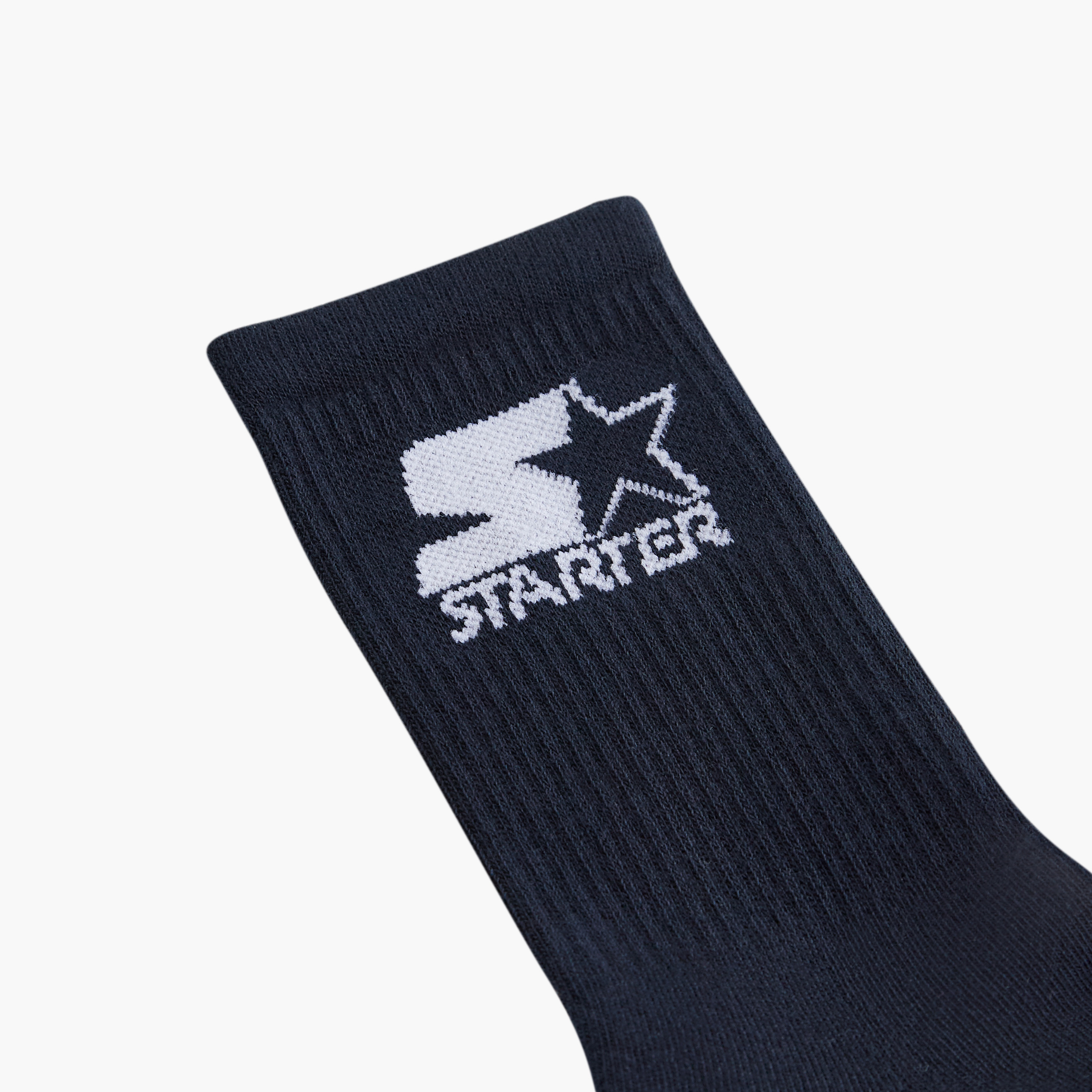 Set of 3 - Starter Ribbed Crew Length Socks with Antibacterial Protection-men-socks-image-3