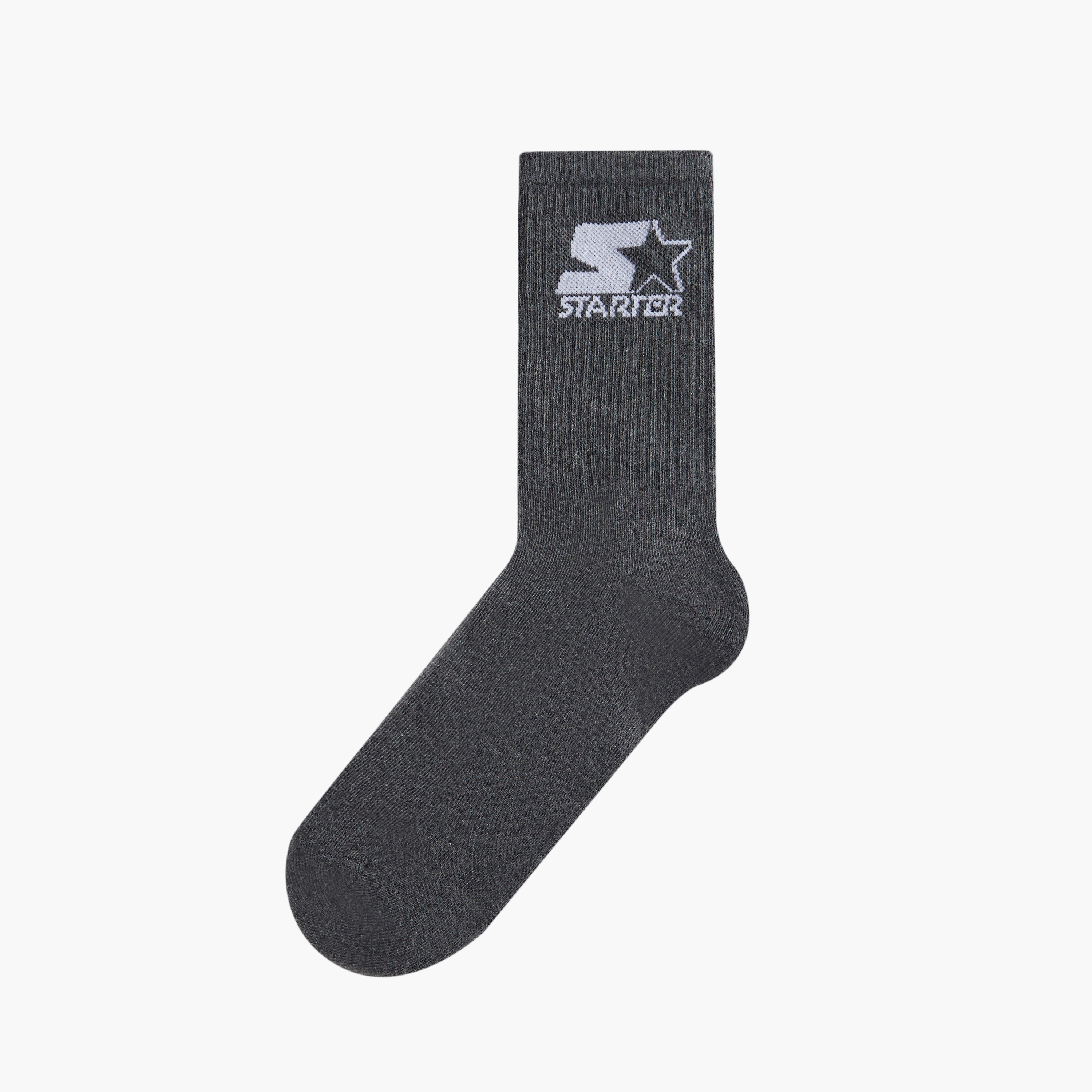Set of 3 - Starter Ribbed Crew Length Socks with Antibacterial Protection-men-socks-image-2