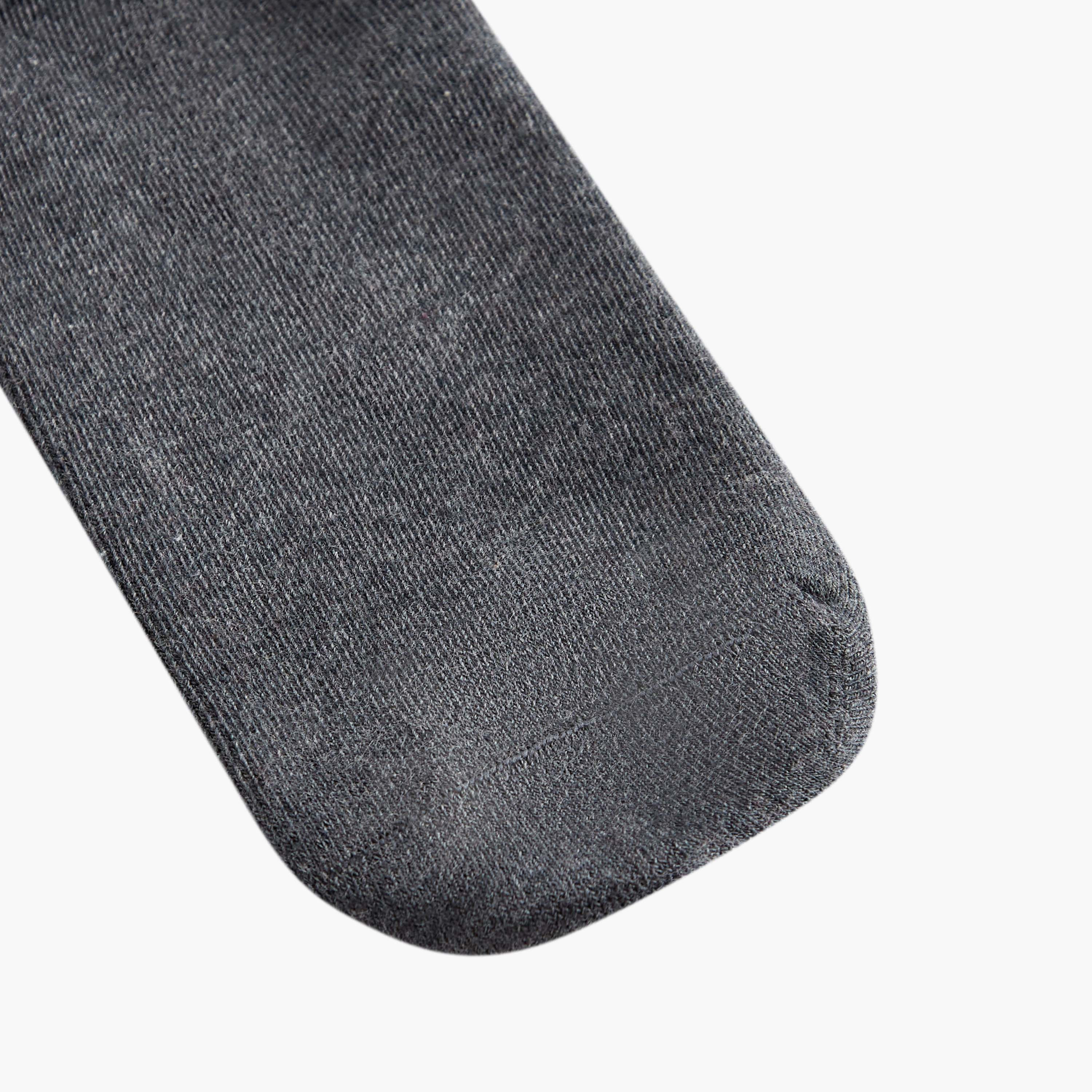Set of 3 - Starter Ribbed Crew Length Socks with Antibacterial Protection-men-socks-image-5