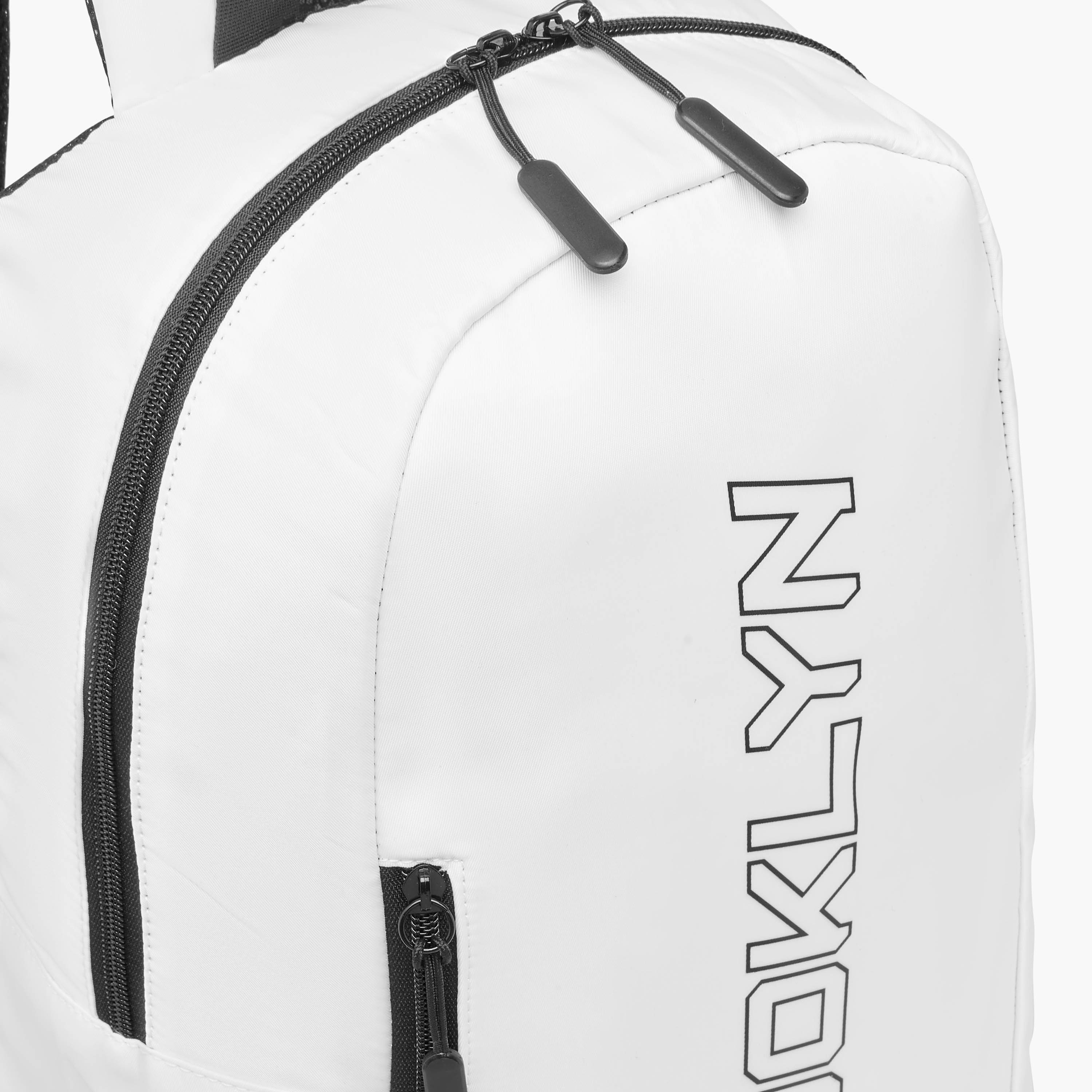 Brooklyn Print Backpack with Adjustable Shoulder Straps and Zip Closure - 31x16x44 cm-men-bags-image-5