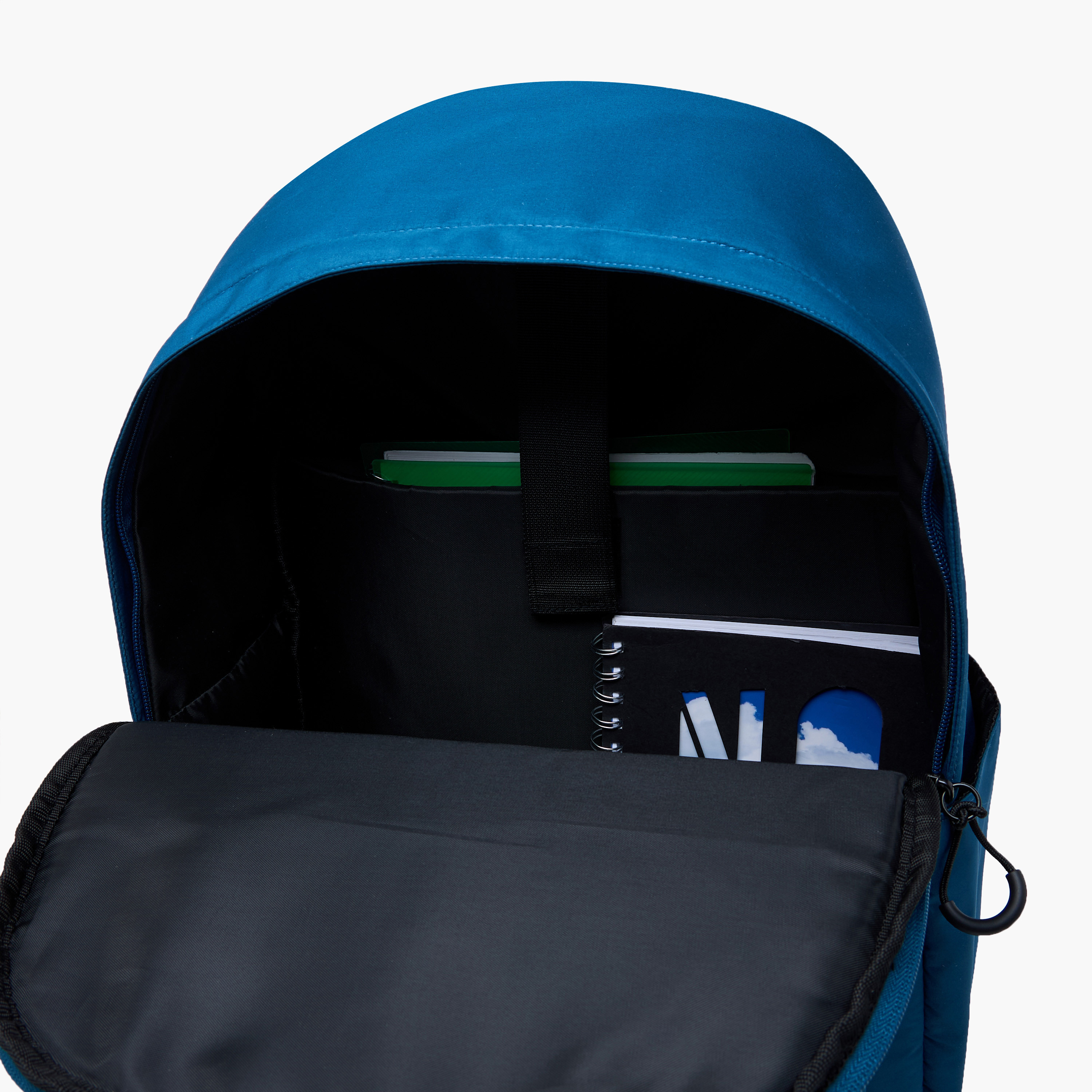 Adjustable Strap Detail Backpack with Zip Closure - 31x16x44 cm-men-bags-image-7