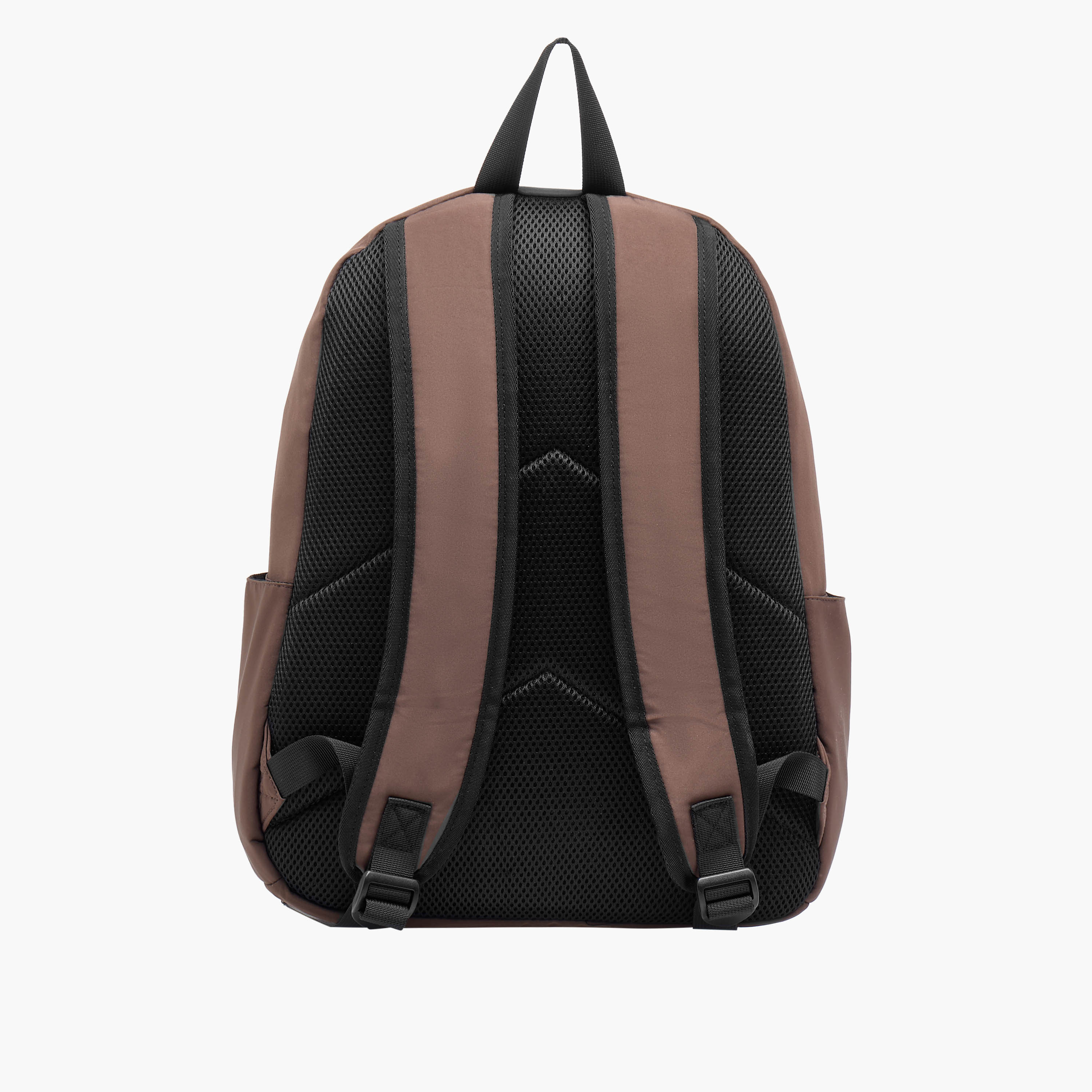 Applique Detail Backpack with Adjustable Shoulder Straps and Front Pocket-men-bags-image-4