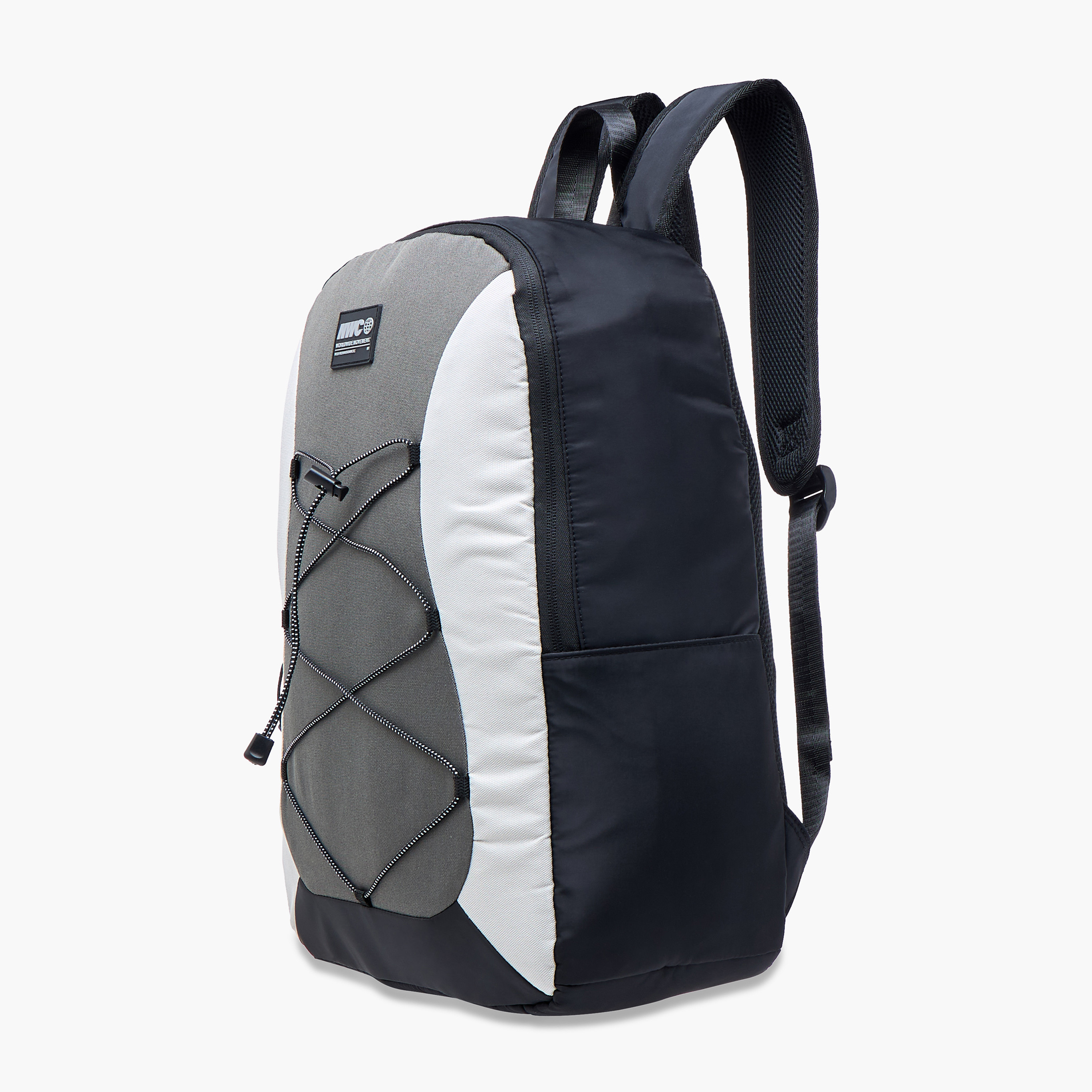 Lace Detail Backpack with Adjustable Shoulder Straps - 31x16x44 cm-men-bags-image-3