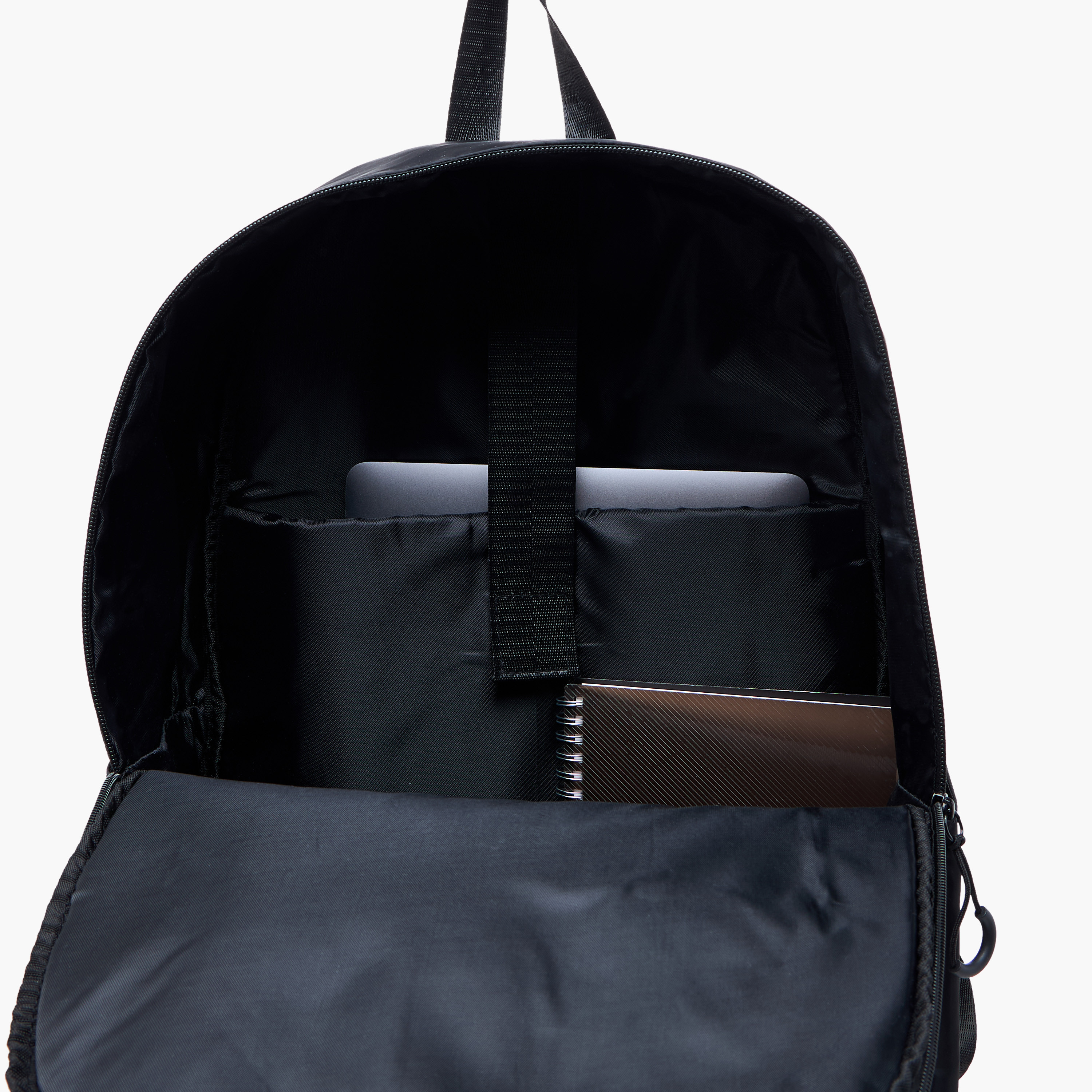 Lace Detail Backpack with Adjustable Shoulder Straps - 31x16x44 cm-men-bags-image-7