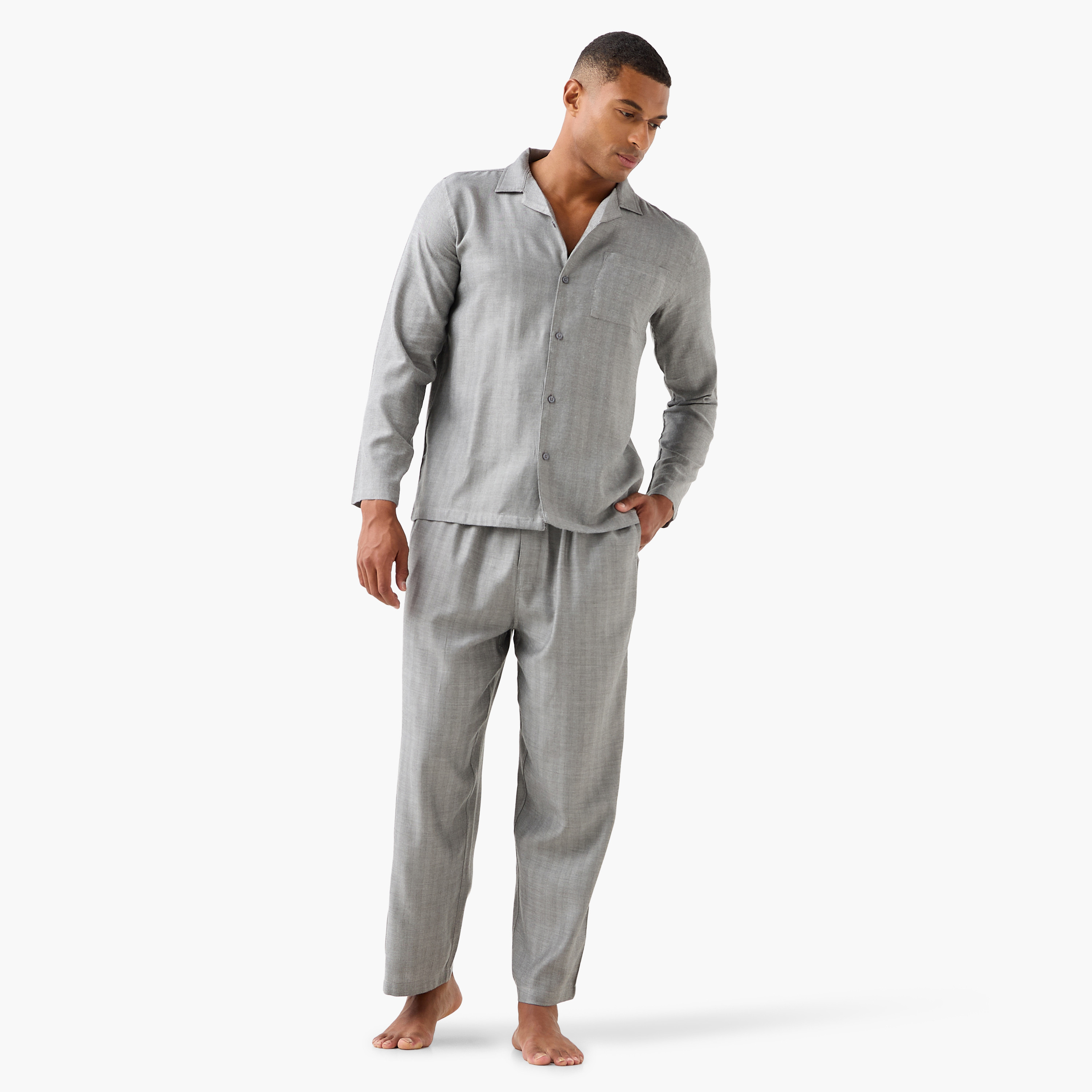 Textured Pyjama Set-men-clothing-nightwear-sets-image-1