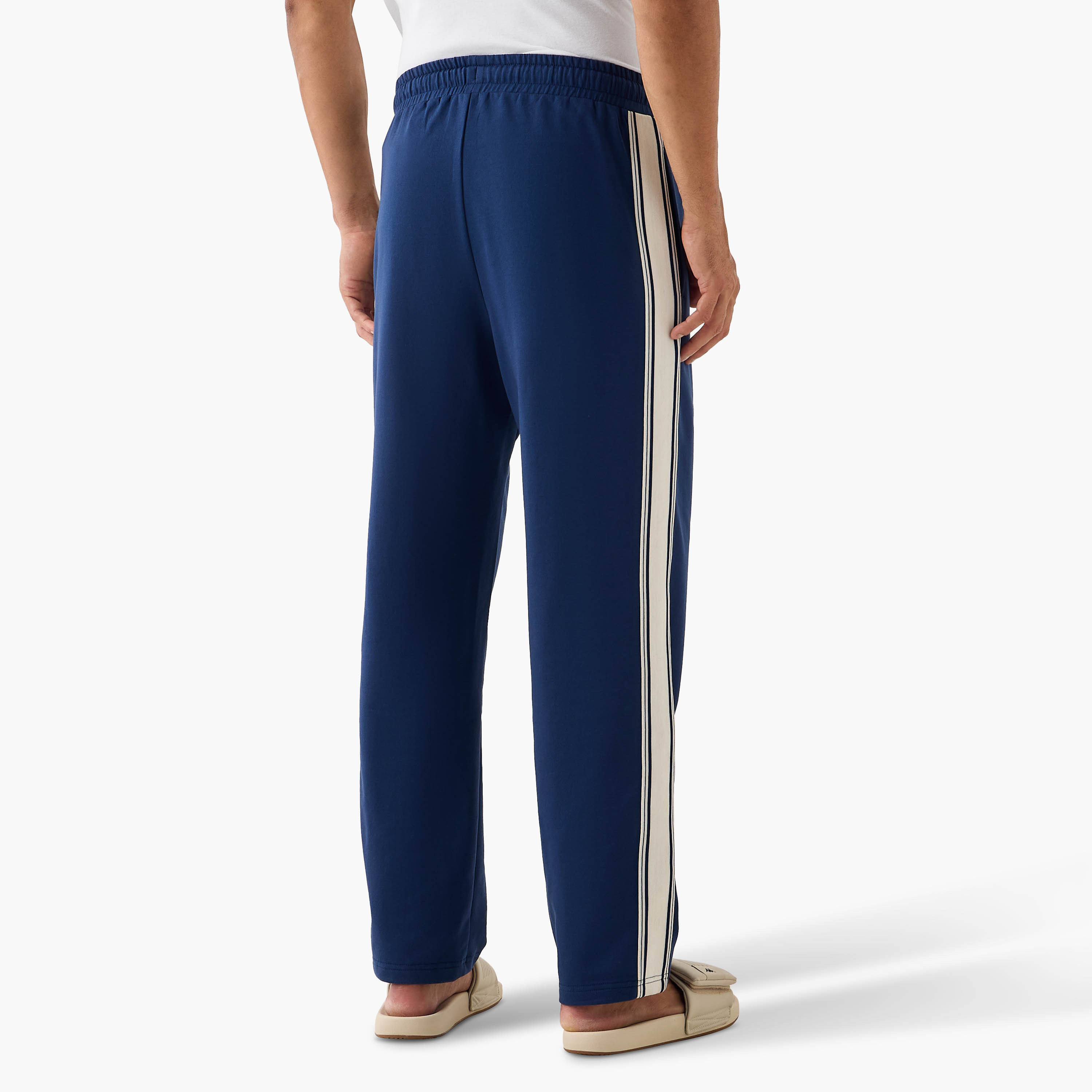 Striped Pyjama with Drawstring Closure and Pockets-men-clothing-nightwear-pyjamaandshorts-image-3