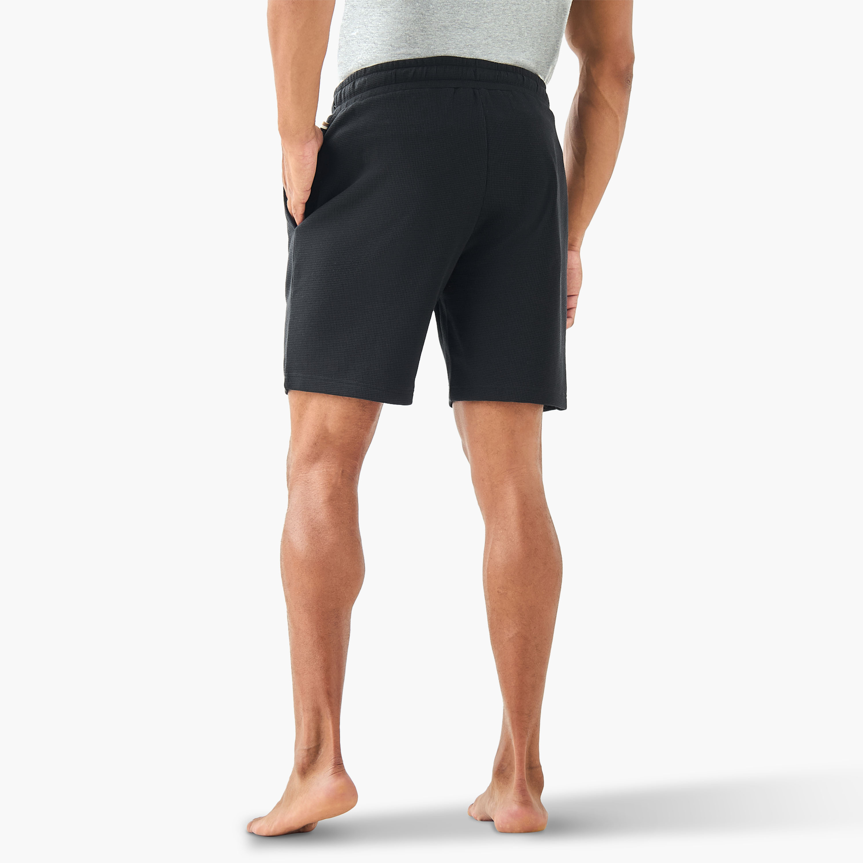 Textured Lounge Shorts with Pockets-men-clothing-bottoms-shorts-image-3