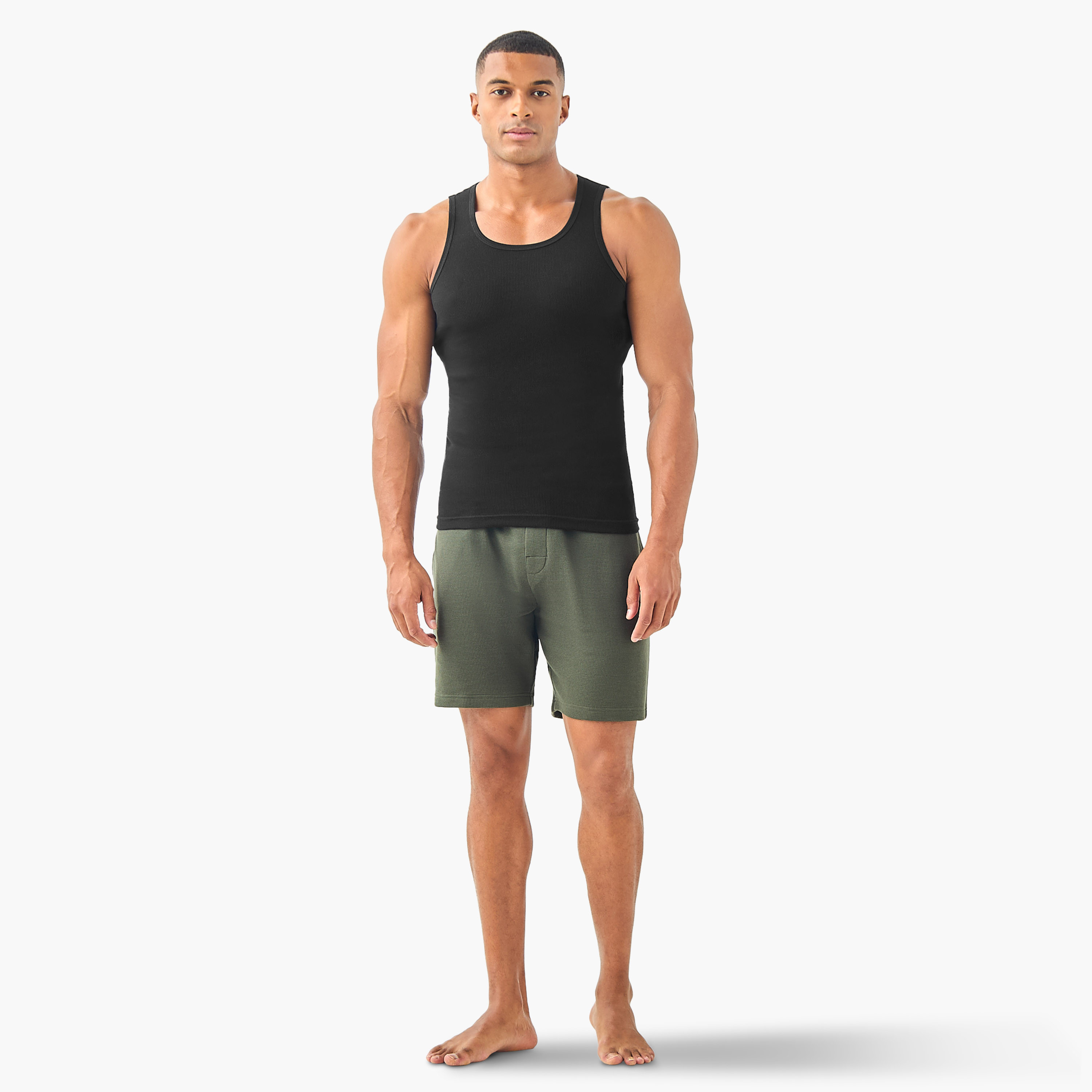 Textured Lounge Shorts with Pockets-men-clothing-bottoms-shorts-image-2