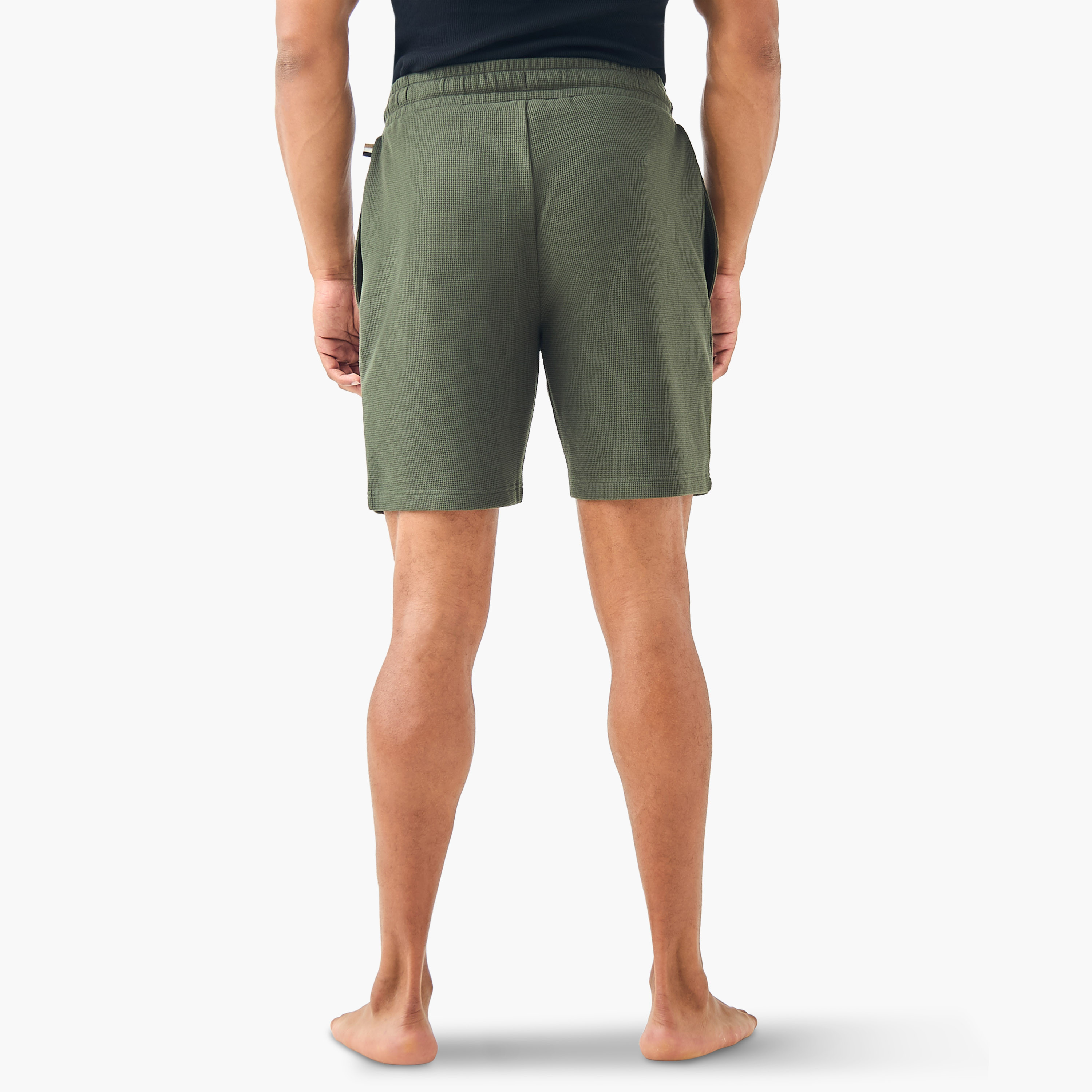 Textured Lounge Shorts with Pockets-men-clothing-bottoms-shorts-image-3