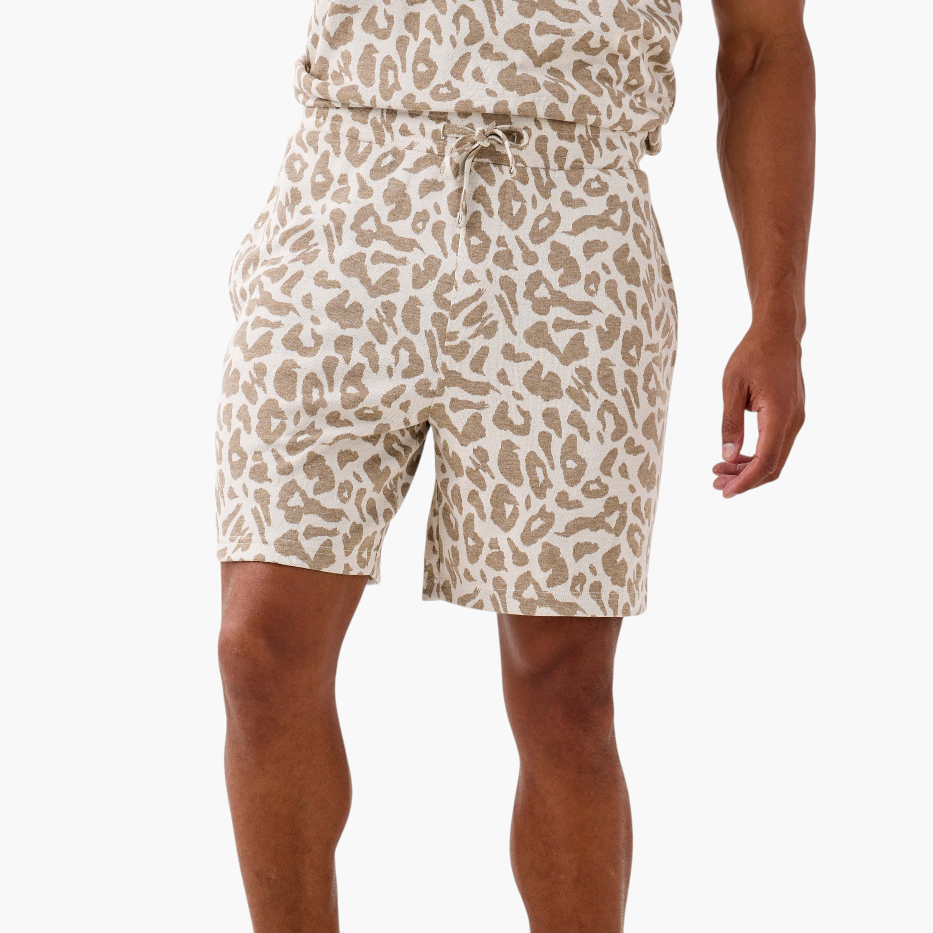 Printed Shorts Set-men-clothing-nightwear-sets-image-3