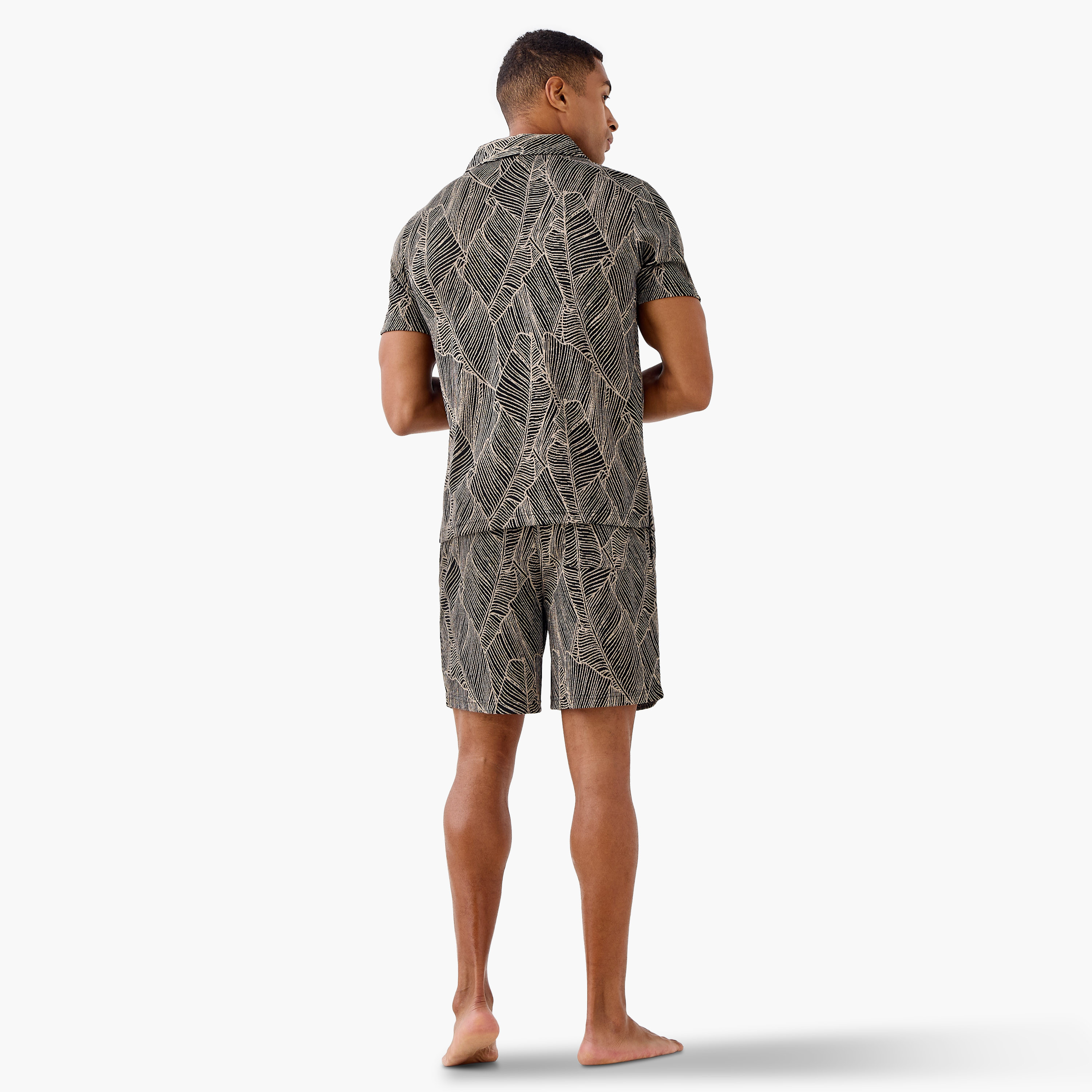 Printed Shorts Set-men-clothing-nightwear-sets-image-4