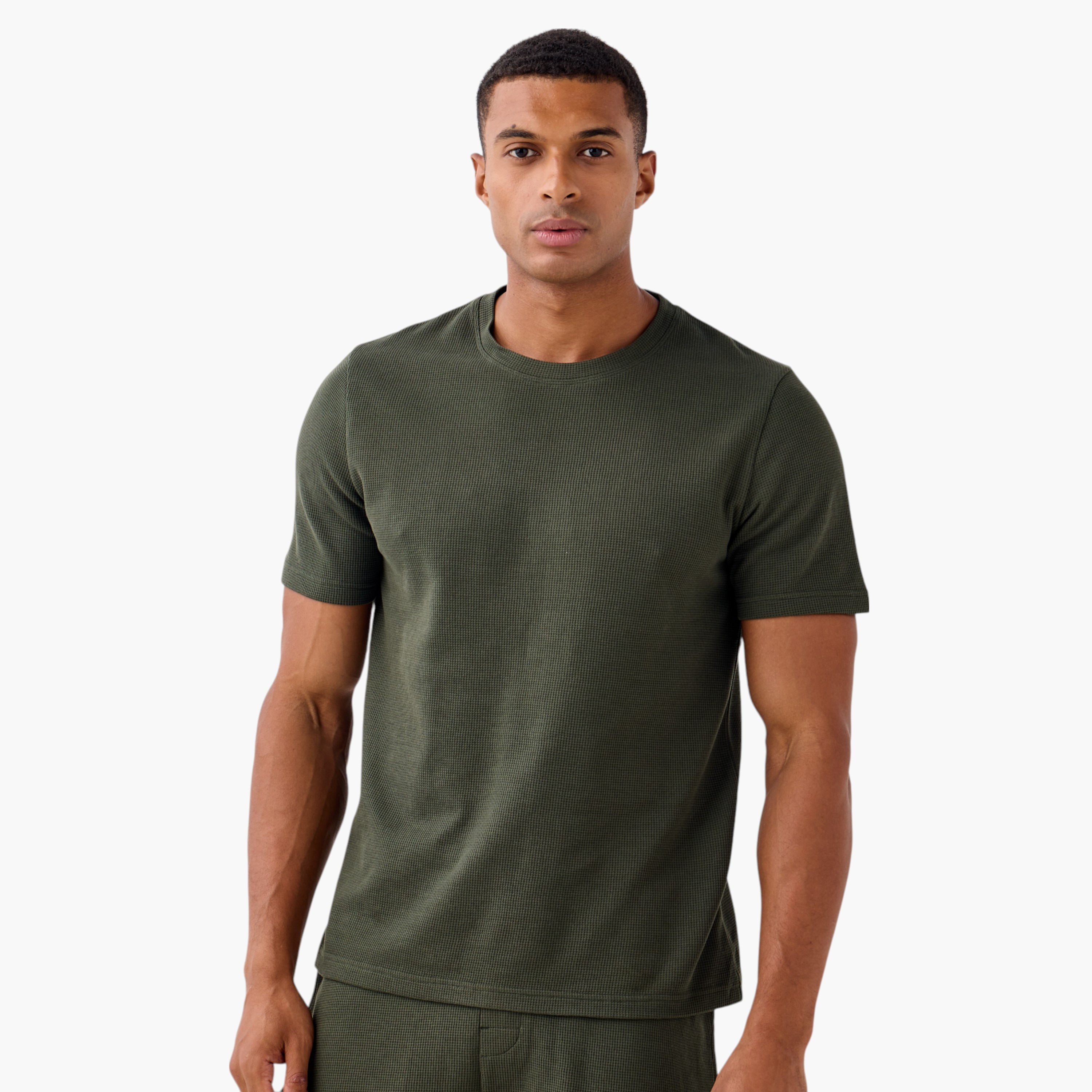 Textured Shorts Set-men-clothing-nightwear-sets-image-2