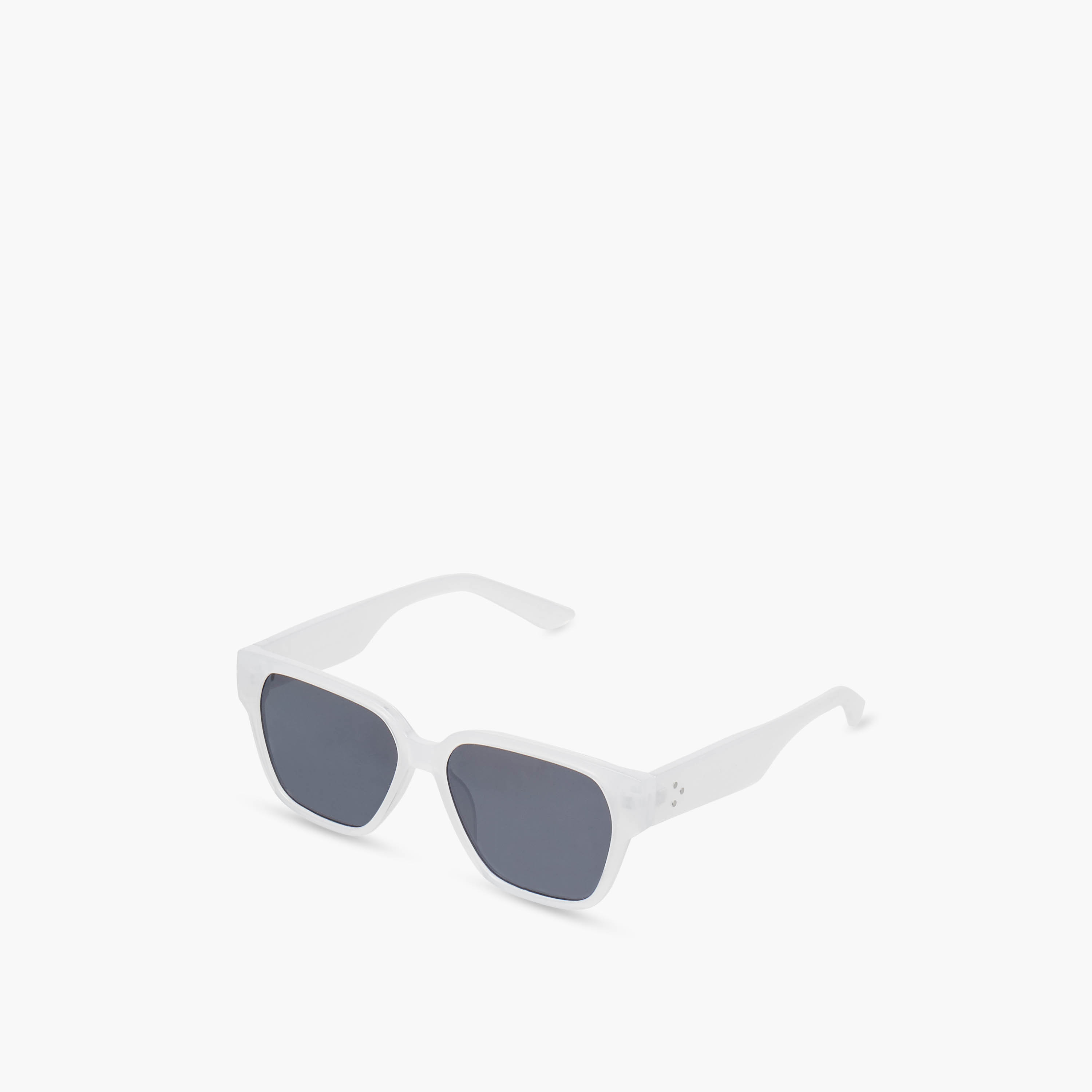 Full Rim Square Frame Sunglasses with Nose Pads-men-sunglasses-image-1