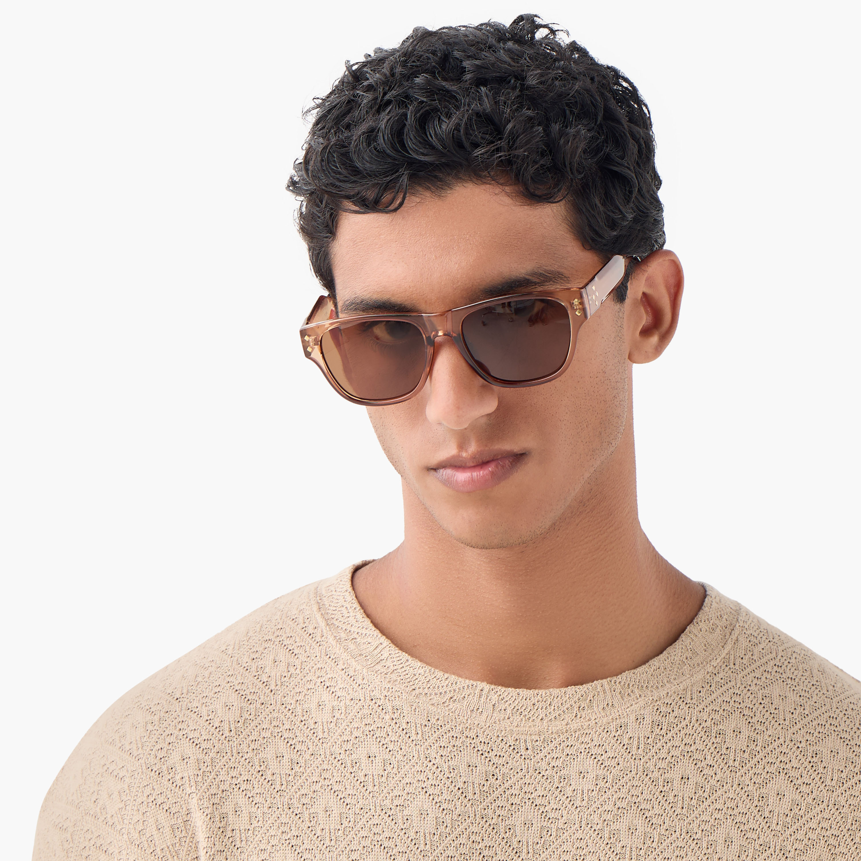 Tinted Full Rim Sunglasses-men-sunglasses-image-2