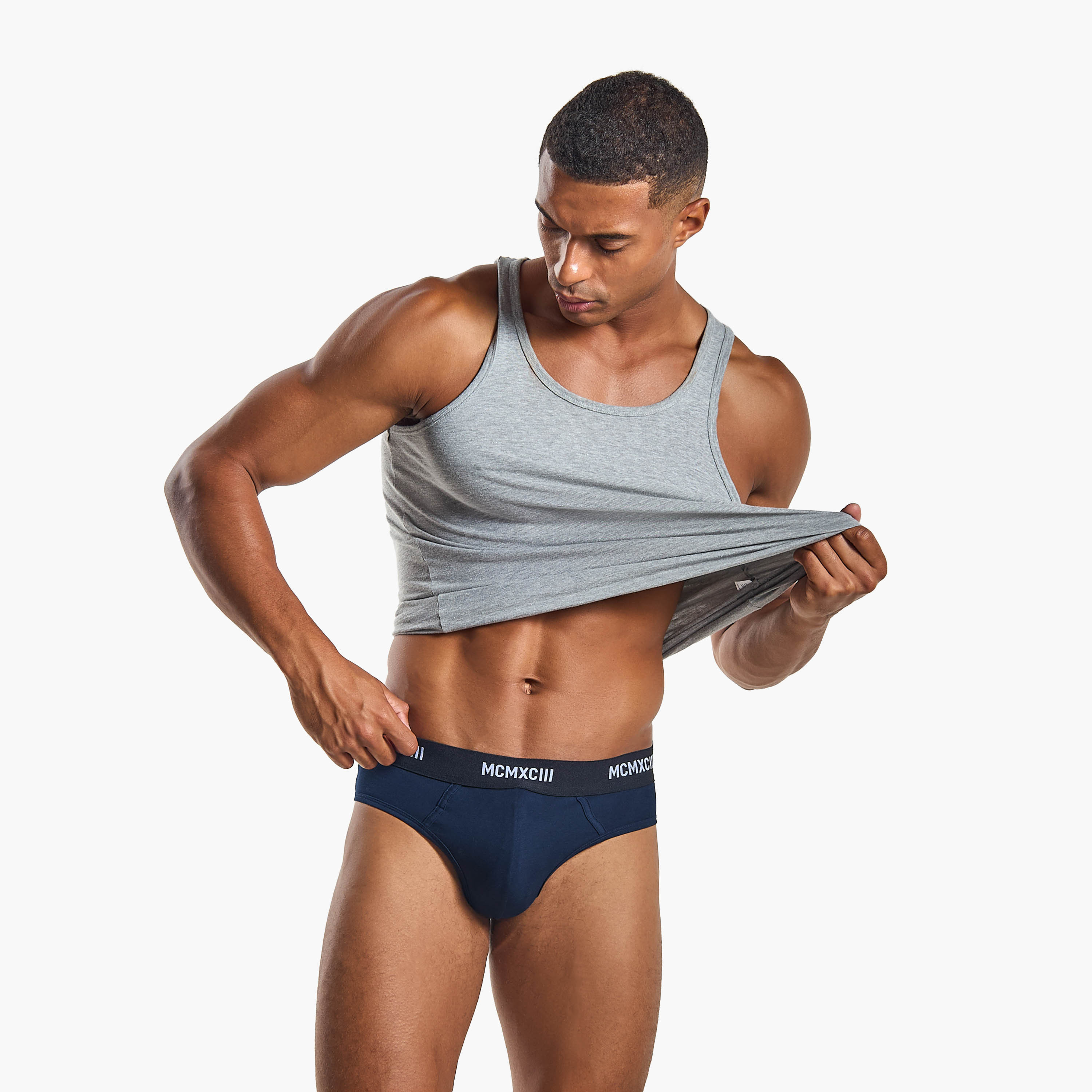 طقم من 3 - سروال بخصر مطاطي وطبعات-men-clothing-innerwear-underwear-image-4