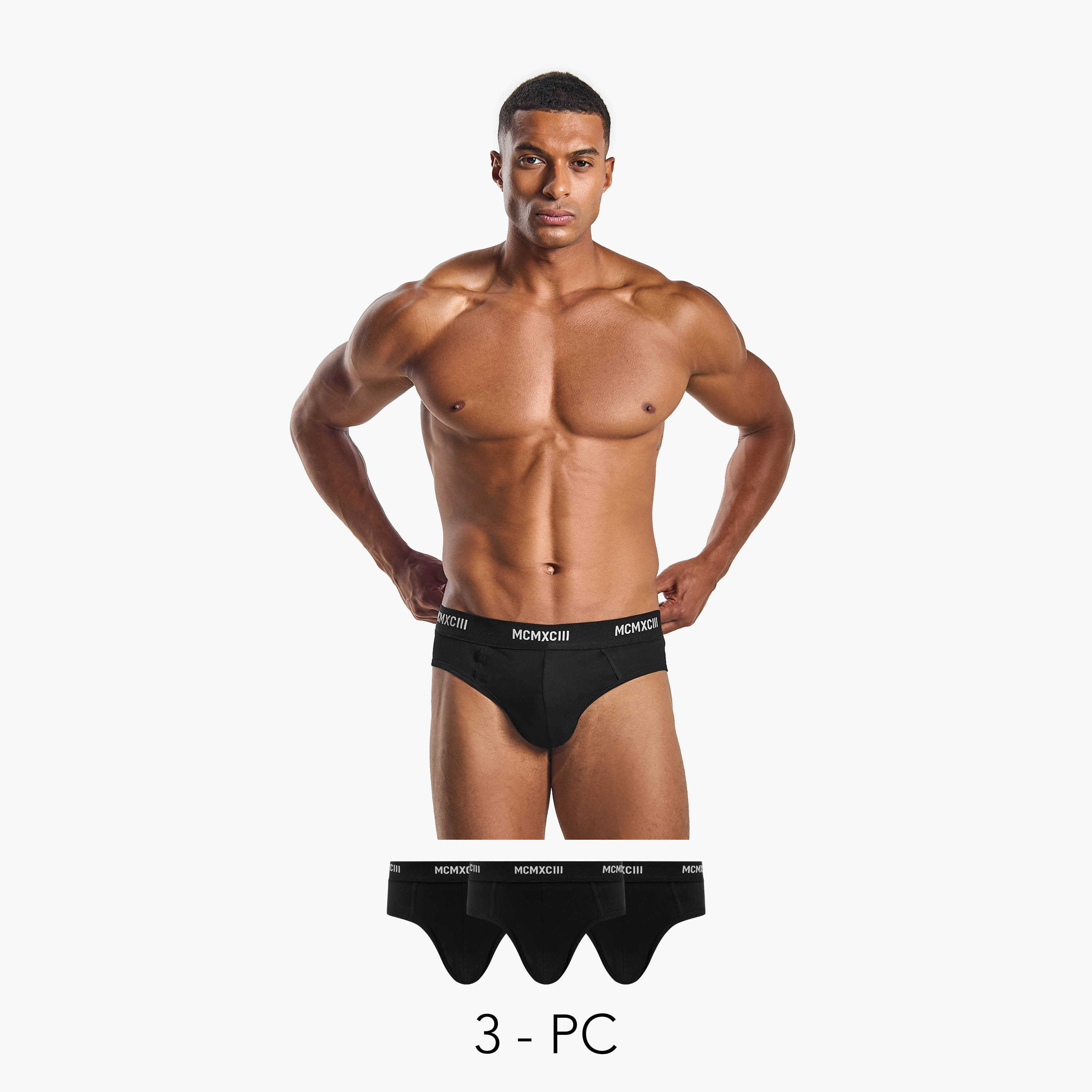Set of 3 - Printed Waistband Briefs-men-clothing-innerwear-underwear-image-1