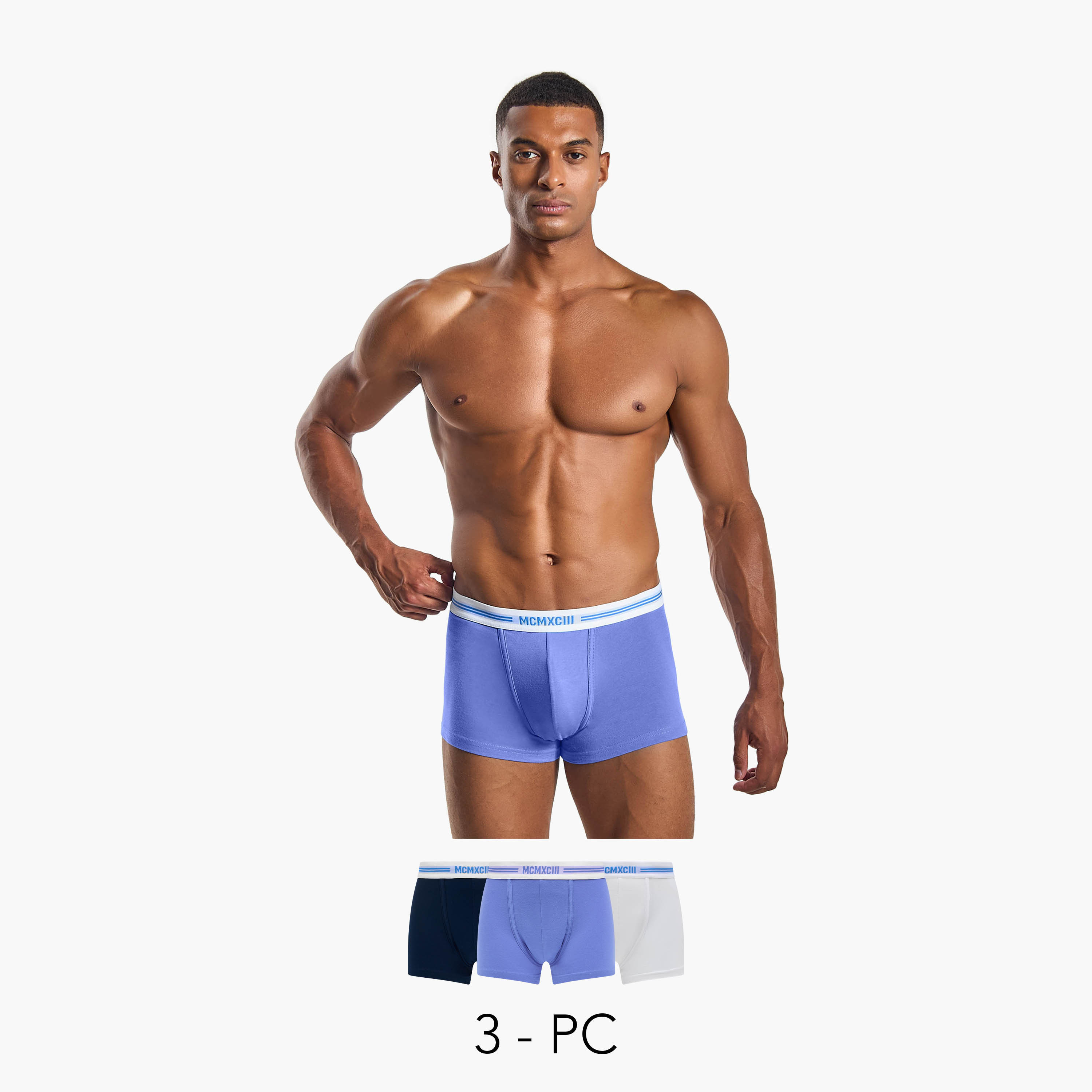 طقم من 3 - سراويل هيبستر ترانك داخلية-men-clothing-innerwear-underwear-image-1