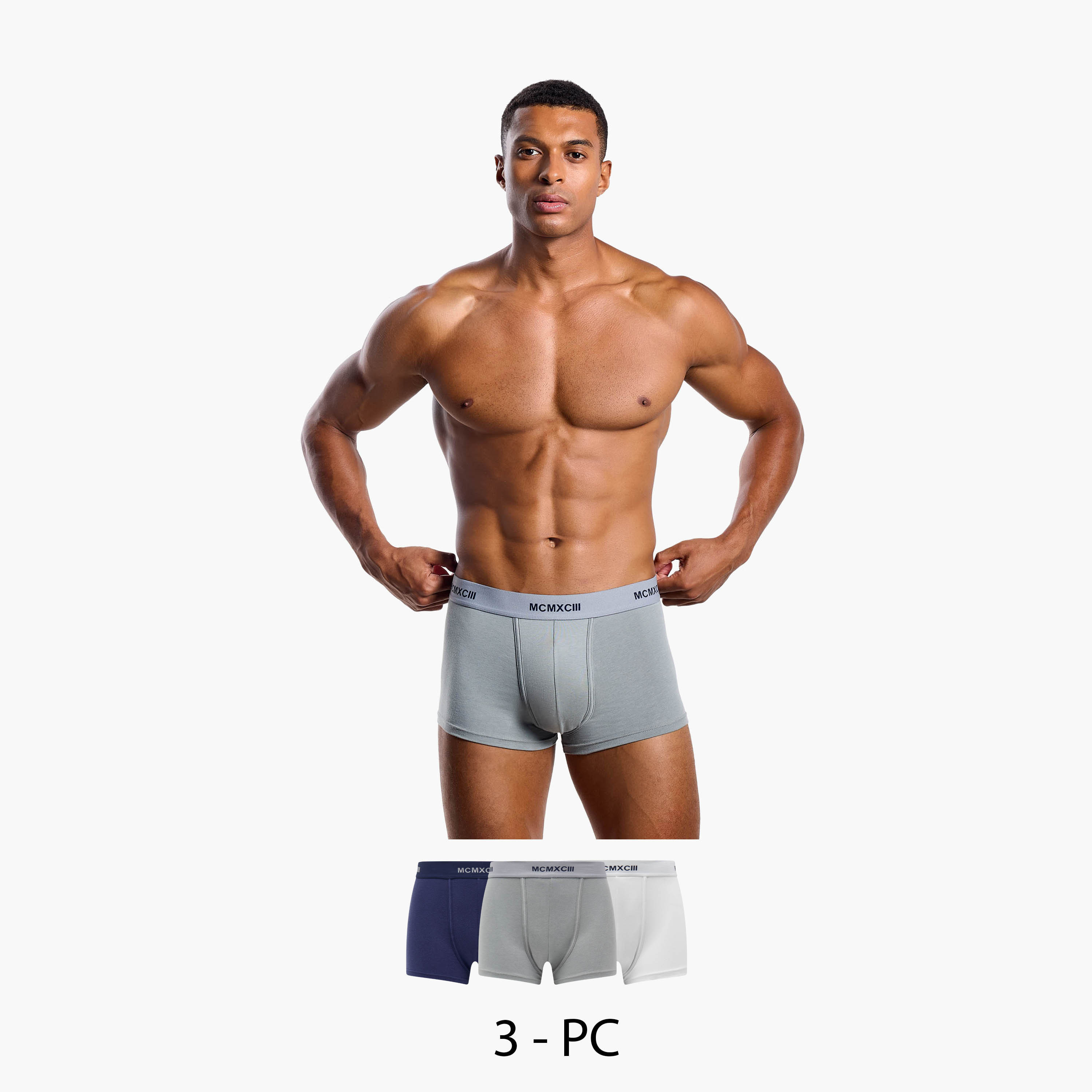 Men Printed Waistband Hipster Trunks - Pack of 3-men-clothing-innerwear-underwear-image-1