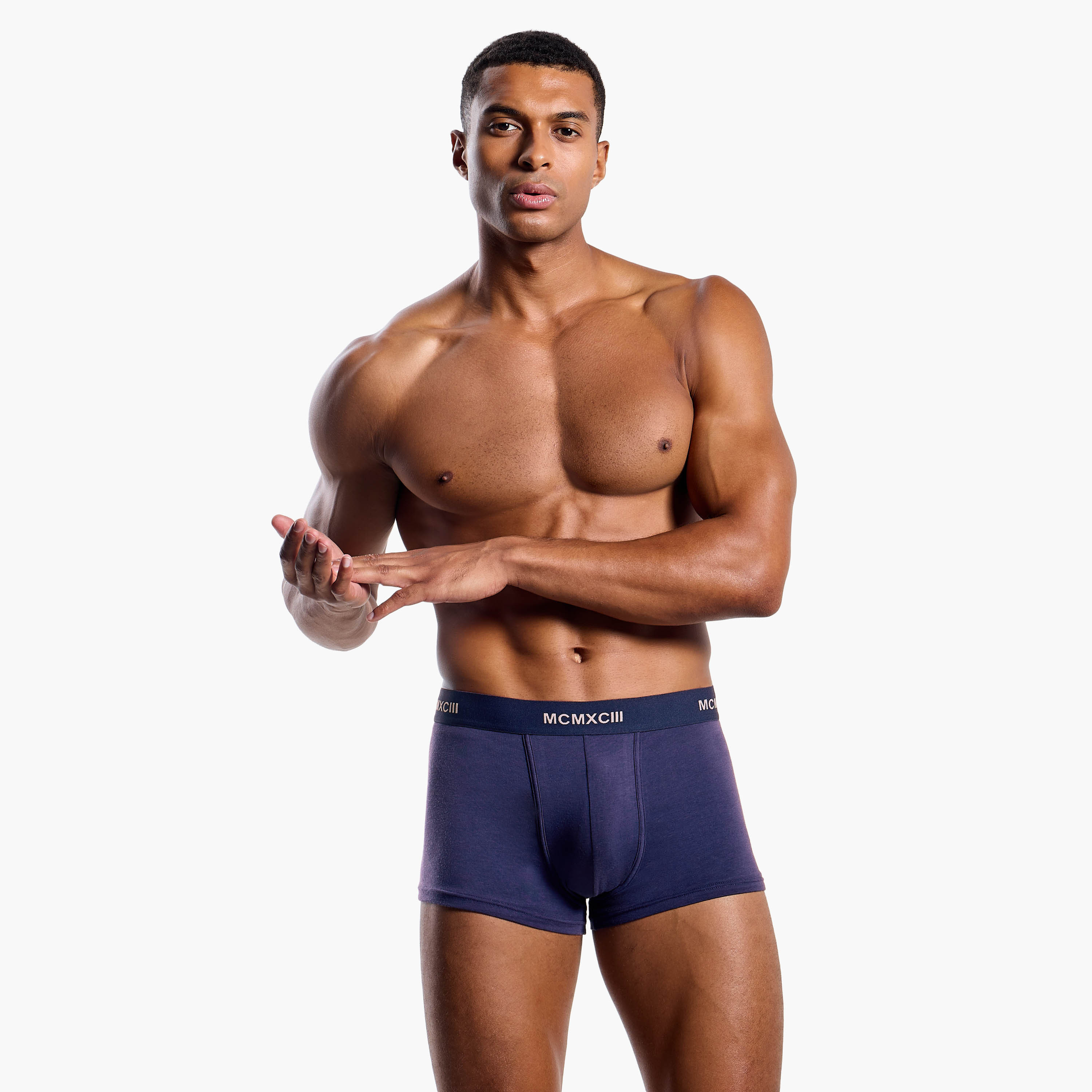 Men Printed Waistband Hipster Trunks - Pack of 3-men-clothing-innerwear-underwear-image-2