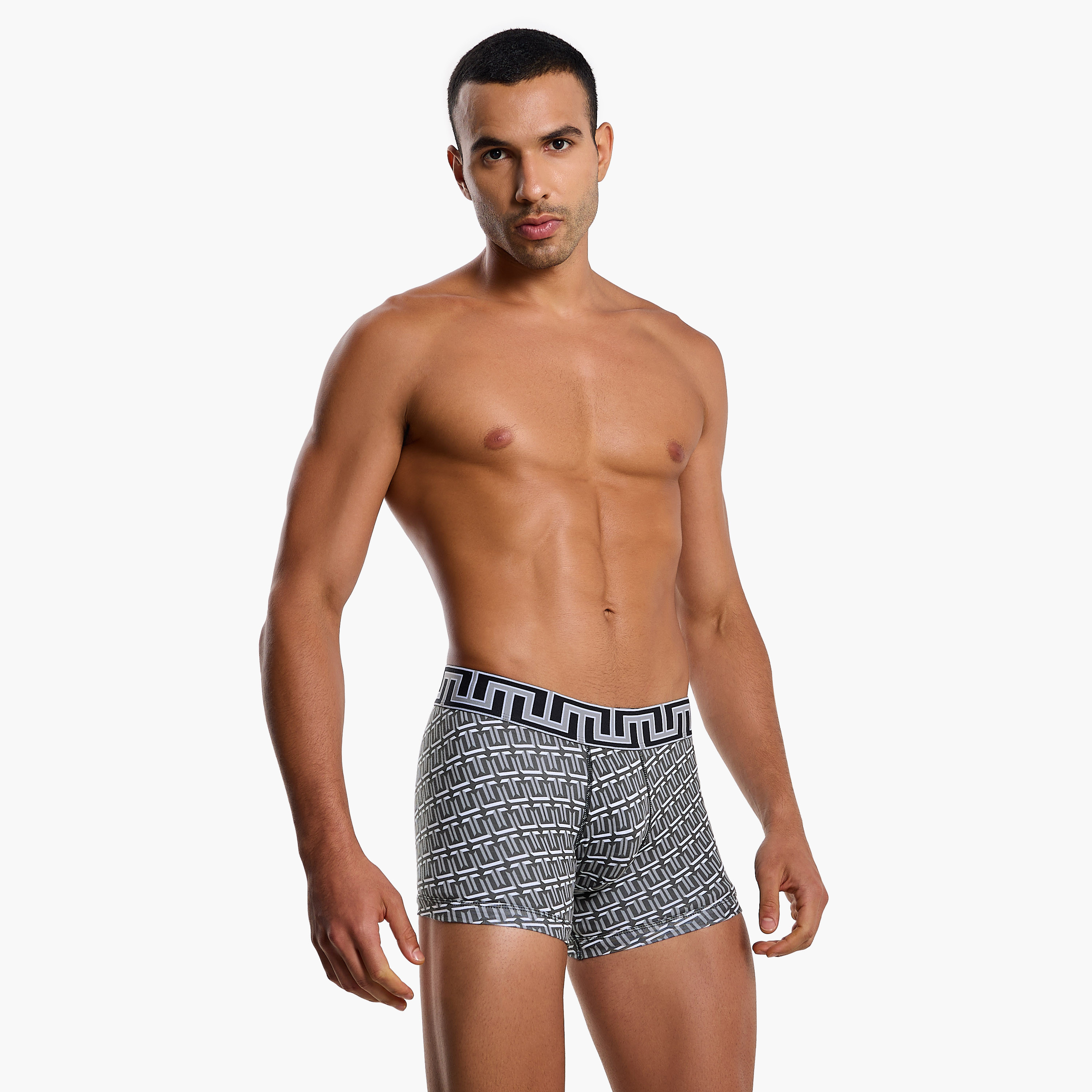 Men Printed Waistband Cotton Hipster Trunks - Pack of 3-men-clothing-innerwear-underwear-image-3