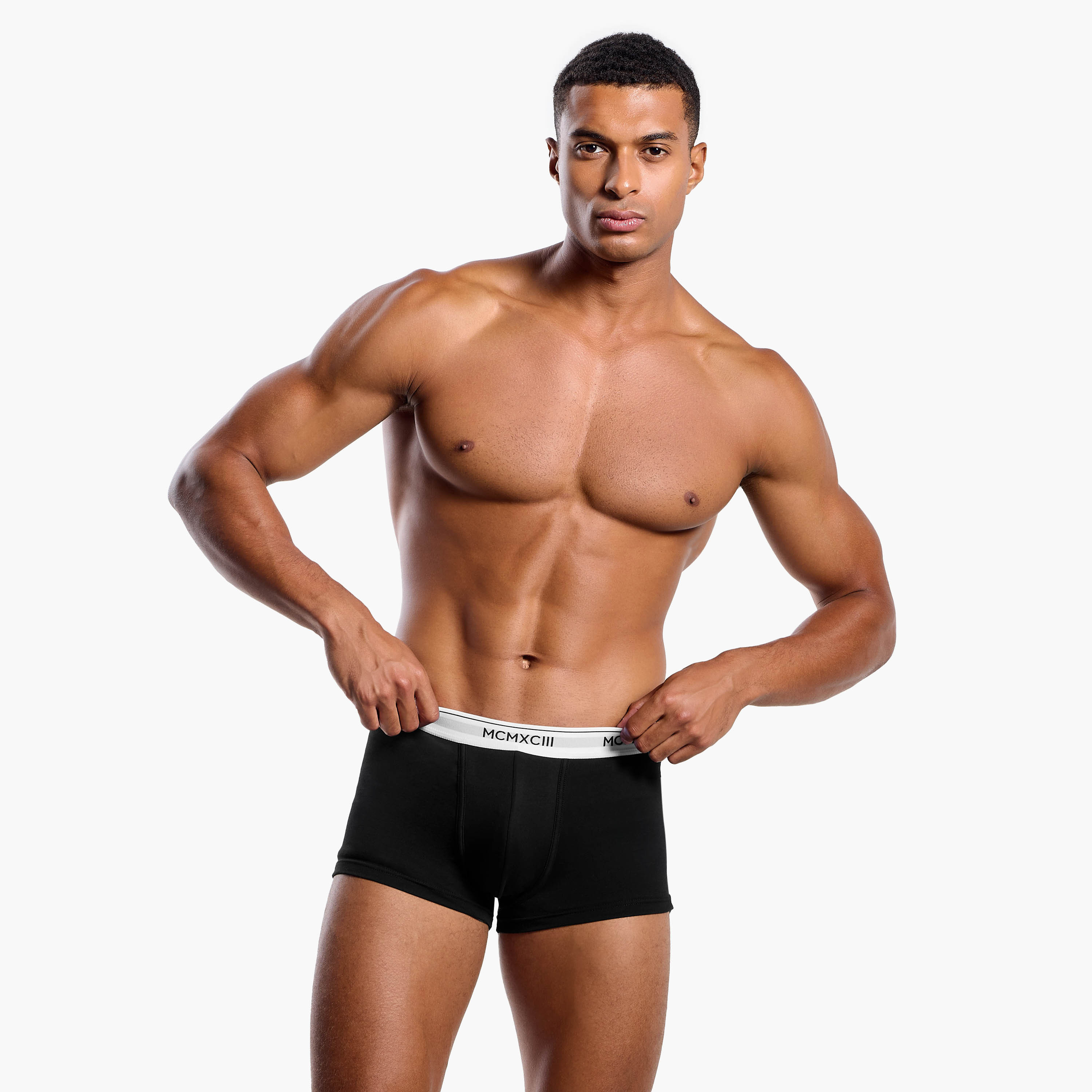 Men Printed Waistband Cotton Blend Trunks - Pack of 3-men-clothing-innerwear-underwear-image-2