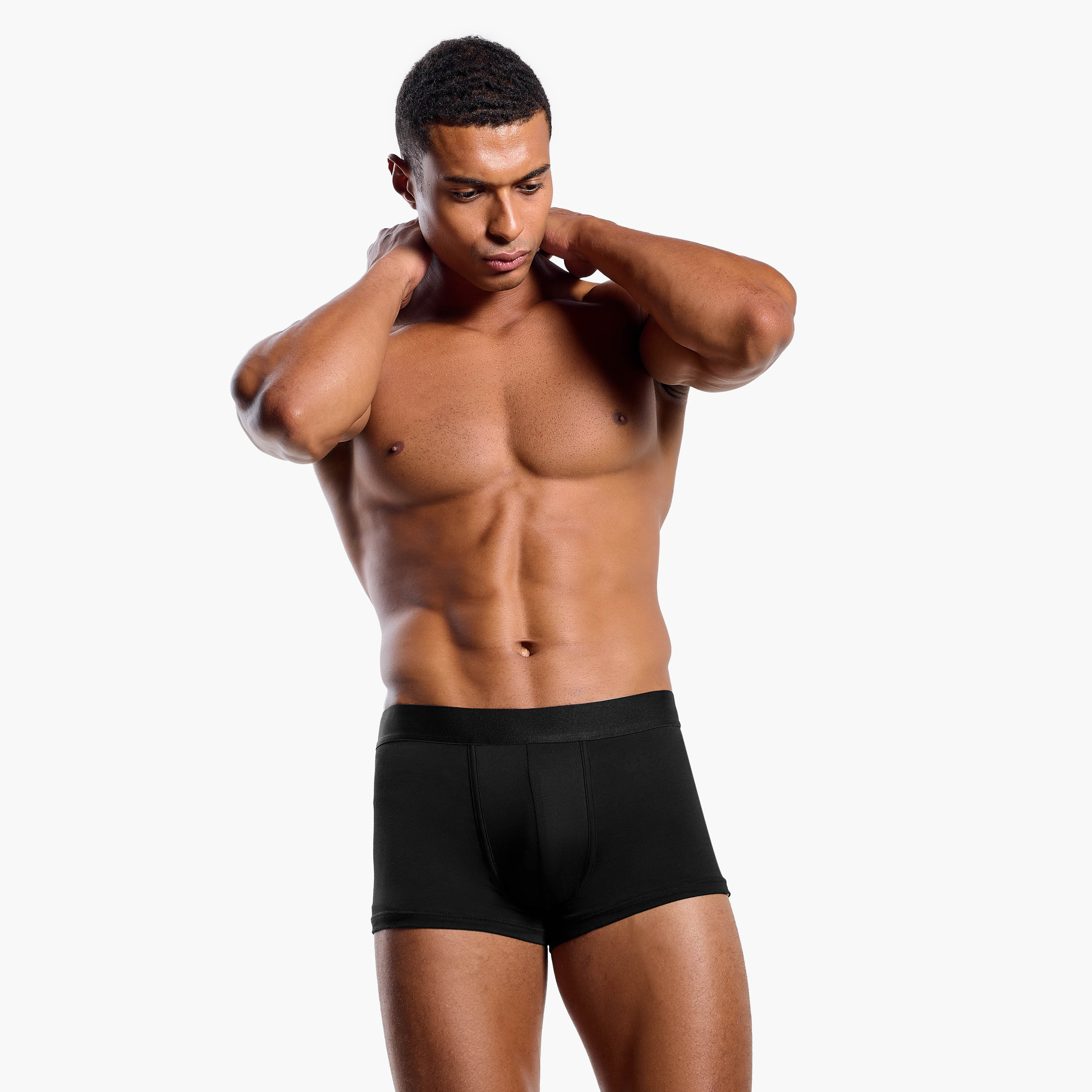 Men Cotton Blend Trunks - Pack of 3-men-clothing-innerwear-underwear-image-2