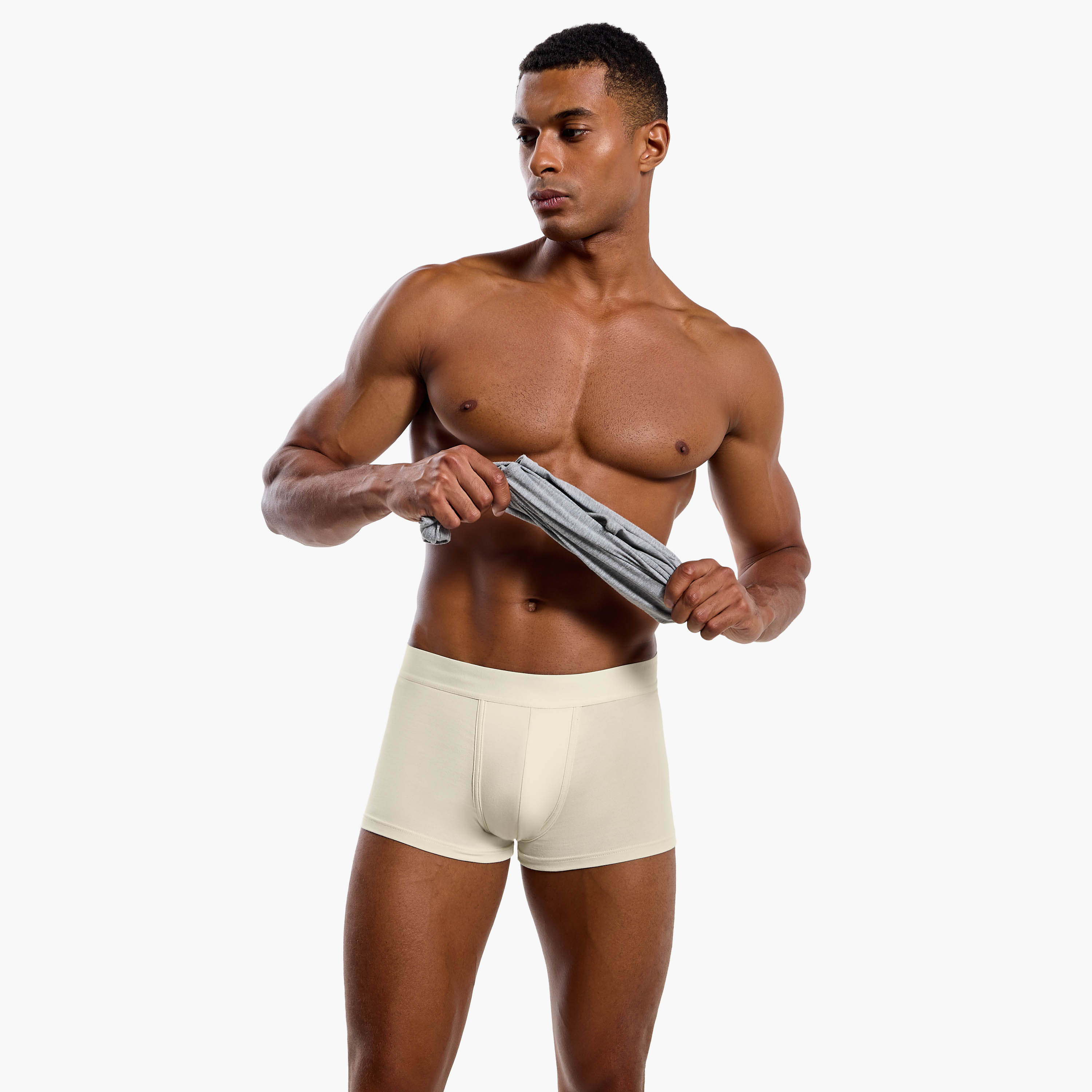 Men Cotton Blend Trunks - Pack of 3-men-clothing-innerwear-underwear-image-5