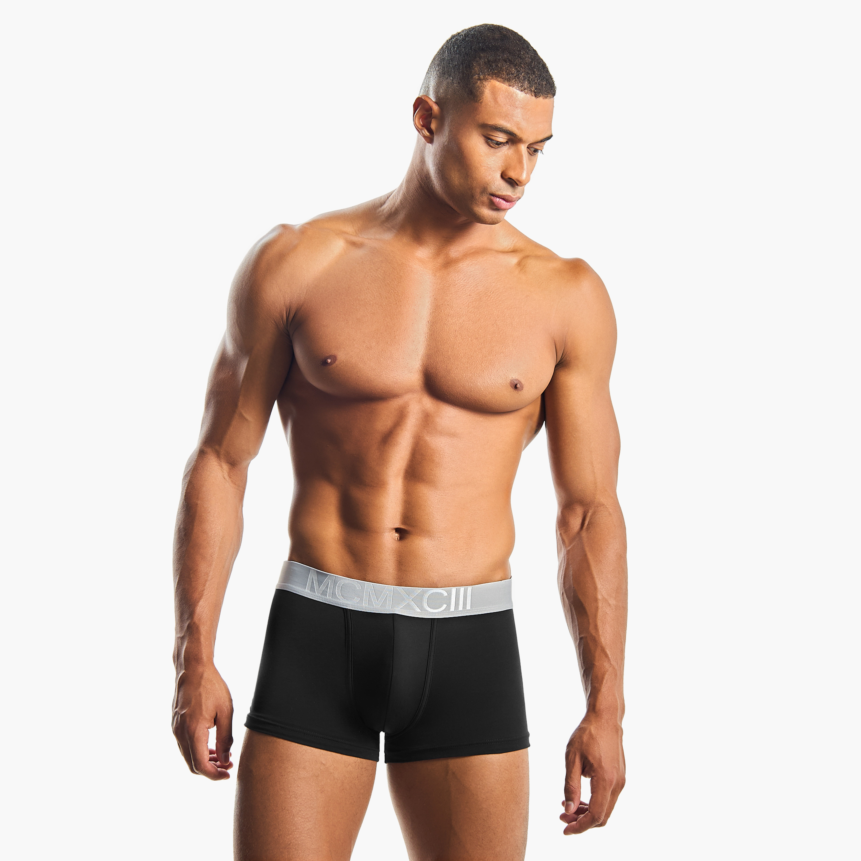 Men Printed Waistband Cotton Blend Trunks - Pack of 3-men-clothing-innerwear-underwear-image-2