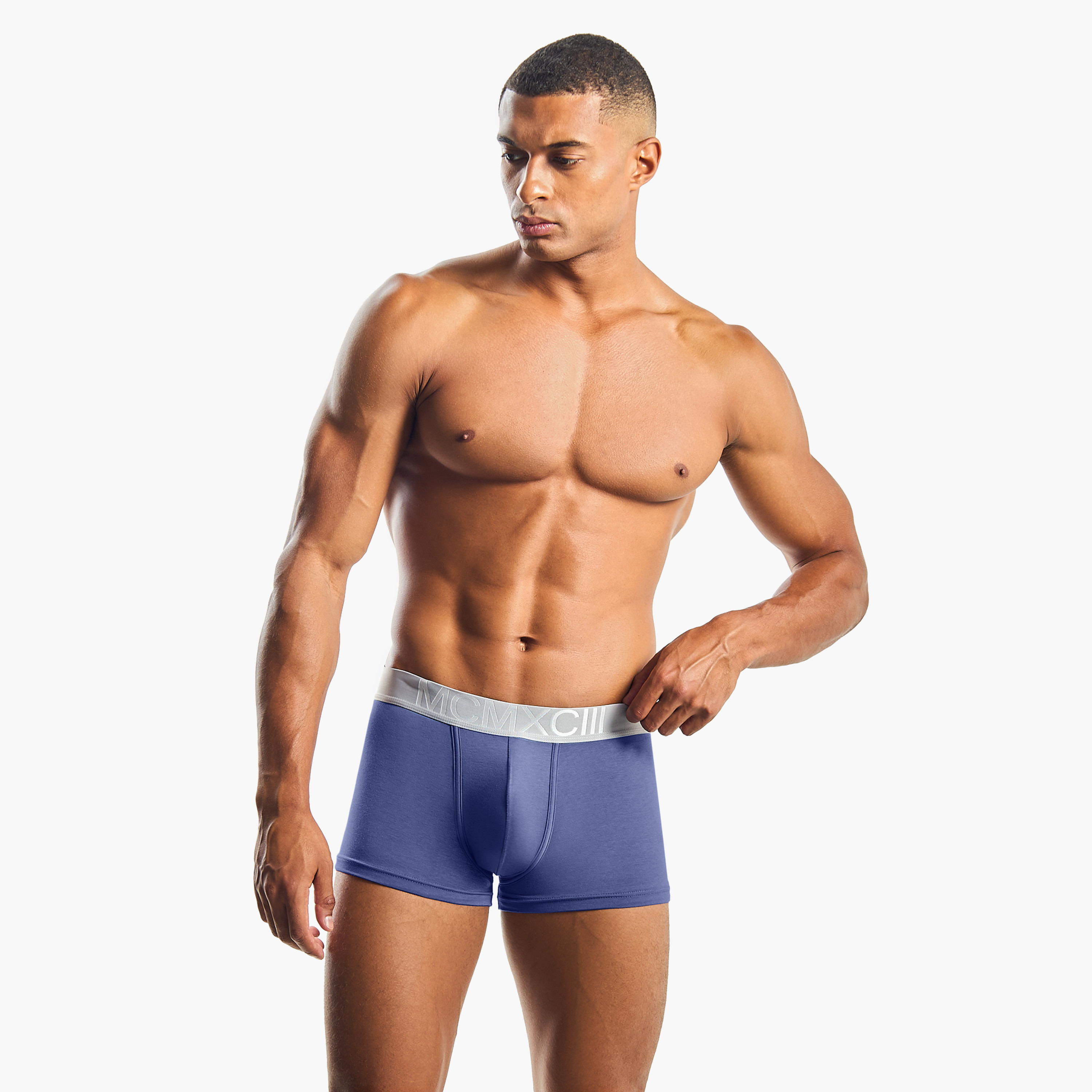 Men Printed Waistband Cotton Blend Trunks - Pack of 3-men-clothing-innerwear-underwear-image-3