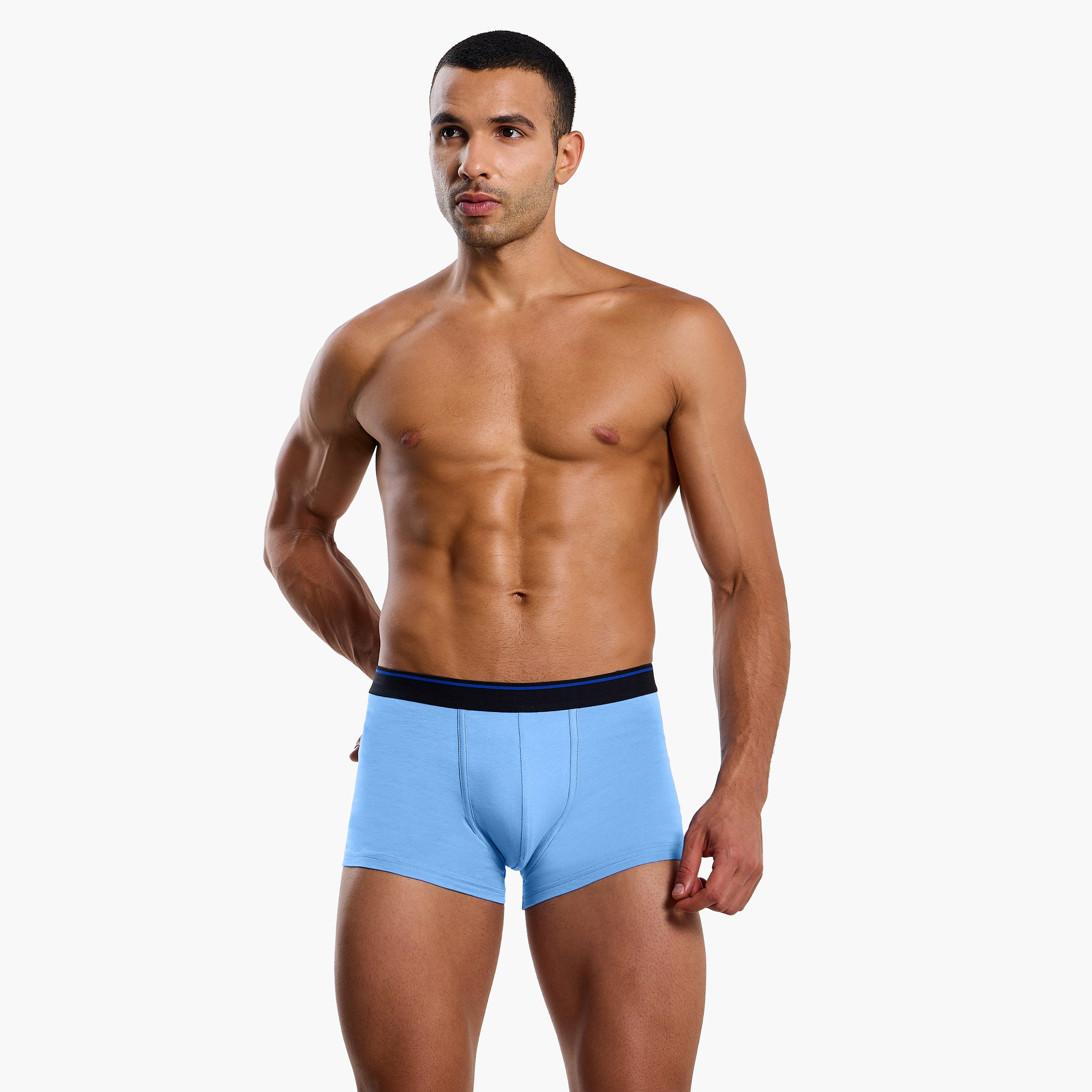 Men Assorted Trunks - Pack of 3-men-clothing-innerwear-underwear-image-3